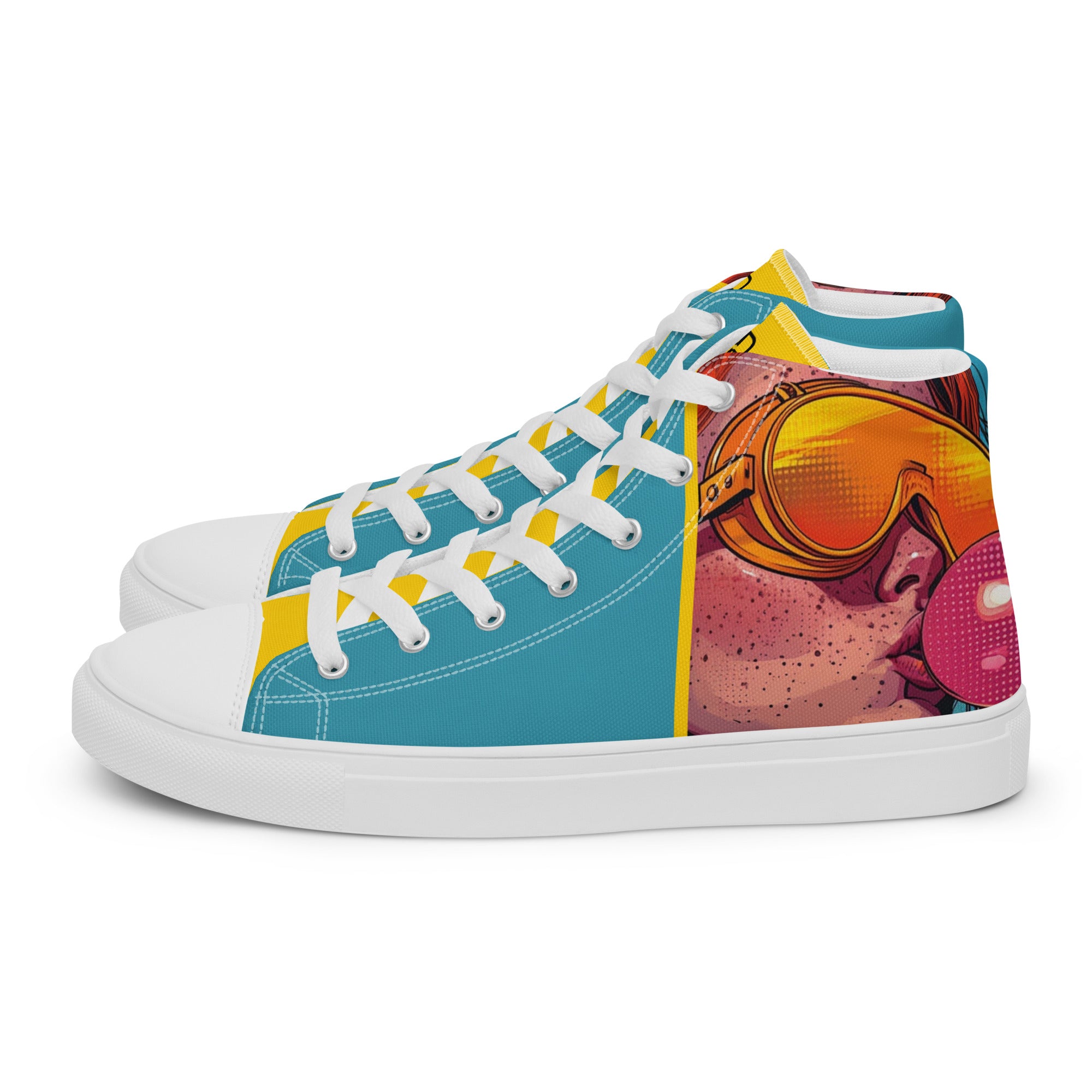 Men’s high top canvas shoes