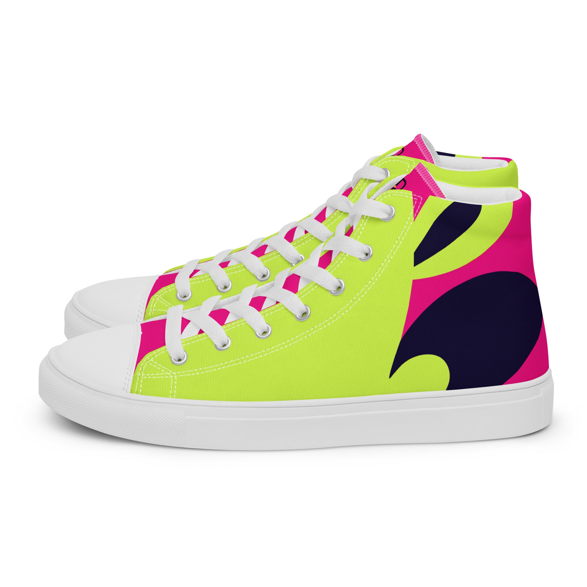 Men’s high top canvas shoes