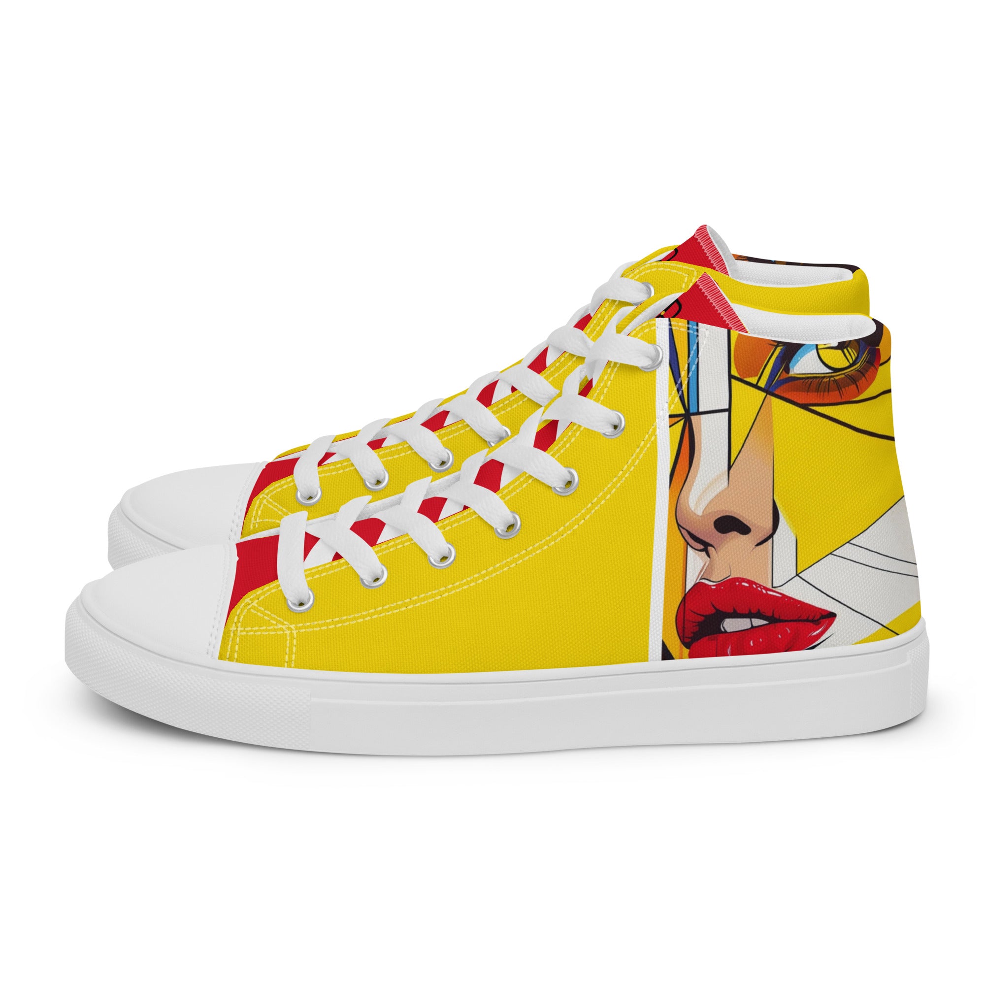 Men’s high top canvas shoes