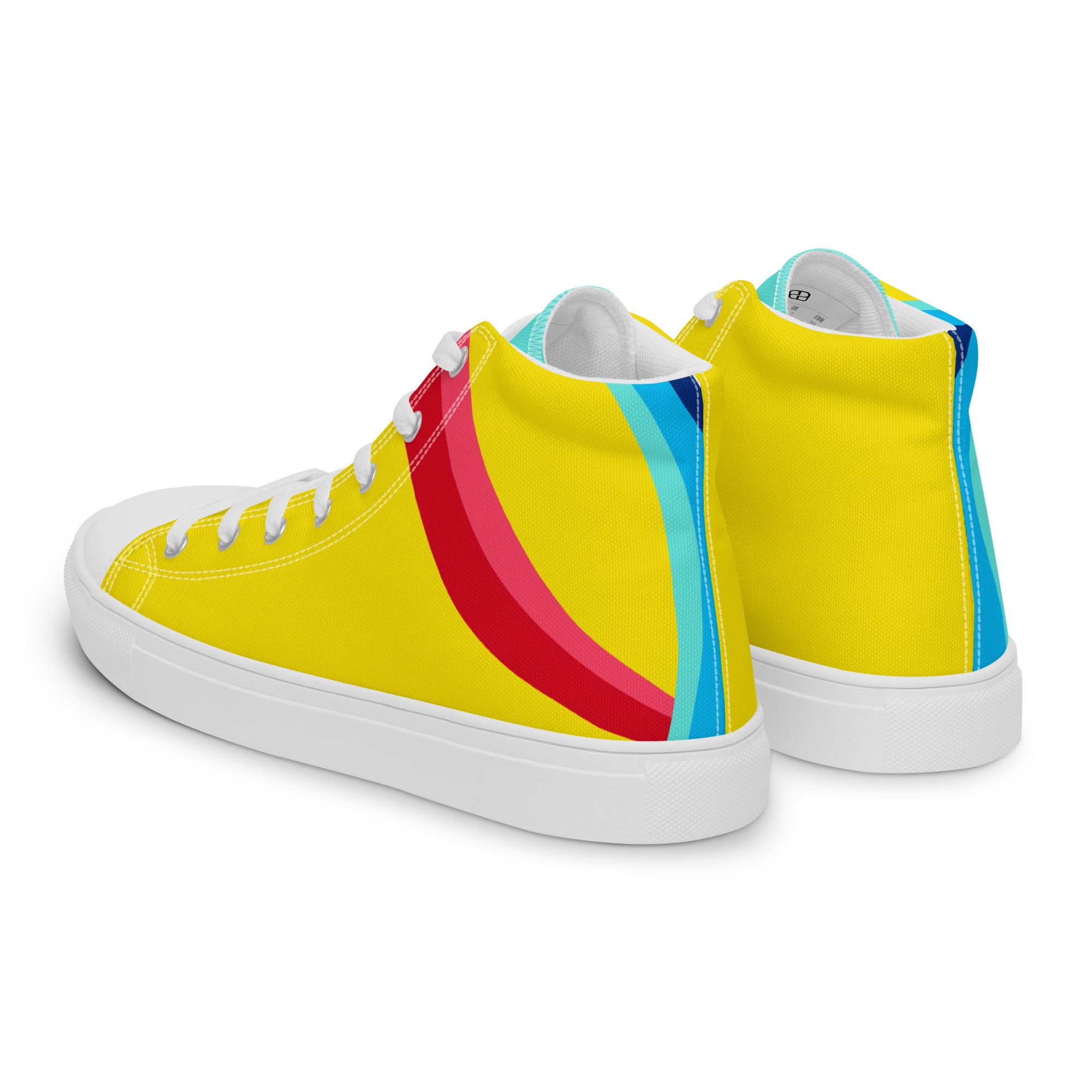 Men’s high top canvas shoes