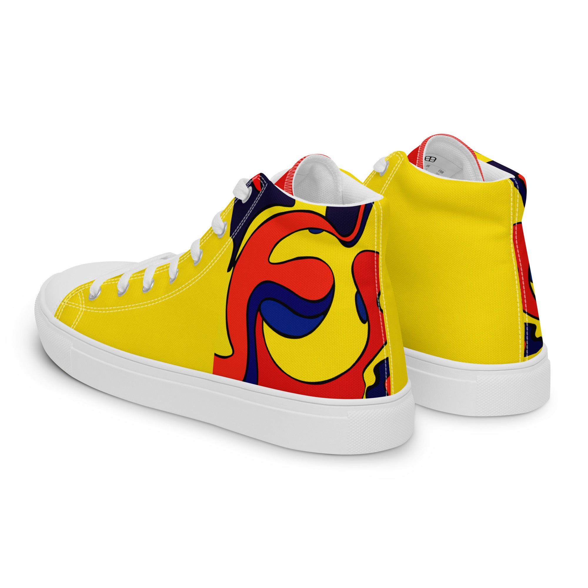 Men’s high top canvas shoes