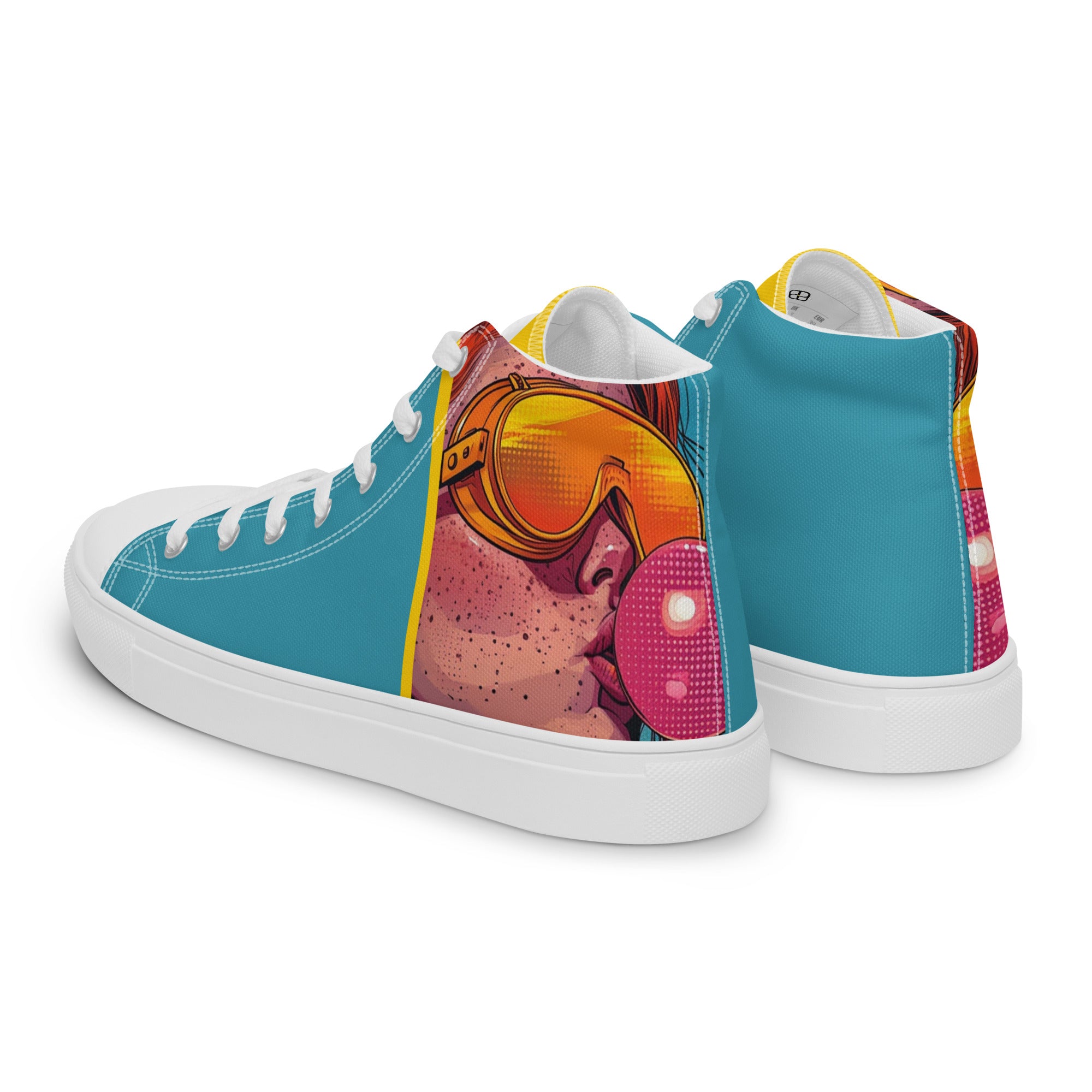 Men’s high top canvas shoes