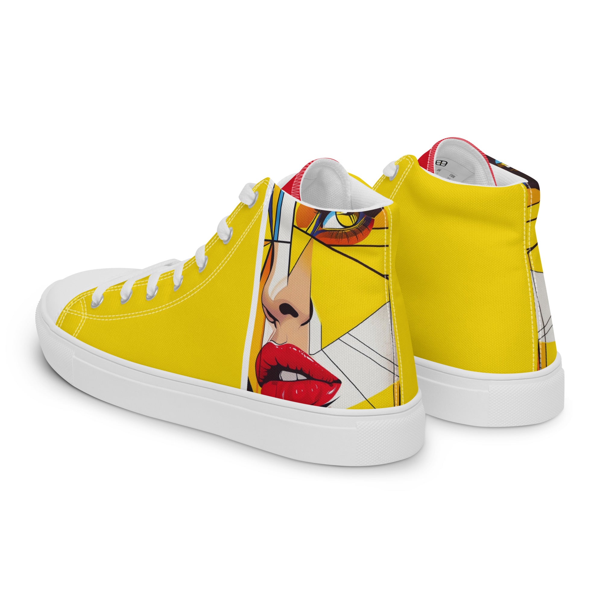 Men’s high top canvas shoes