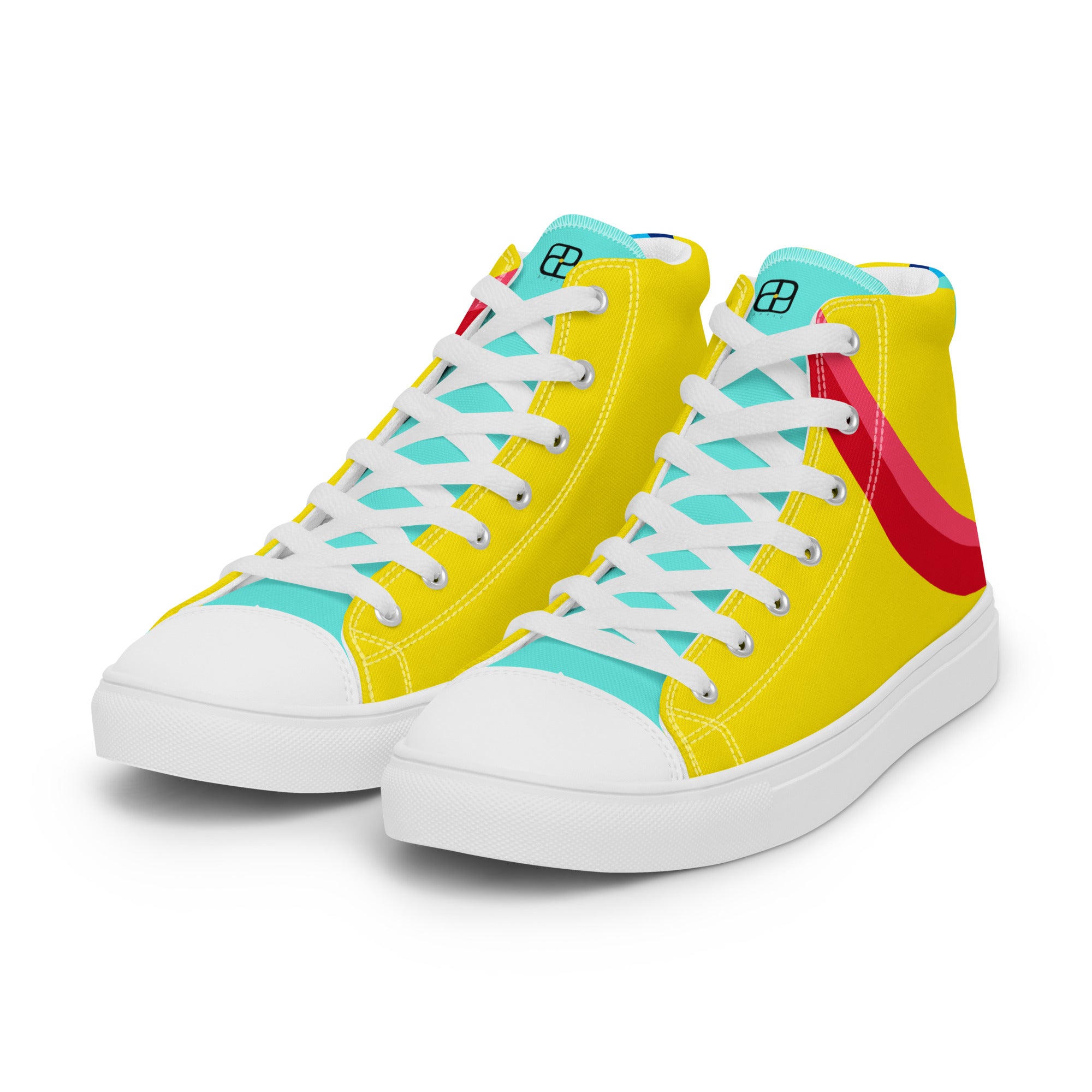 Men’s high top canvas shoes