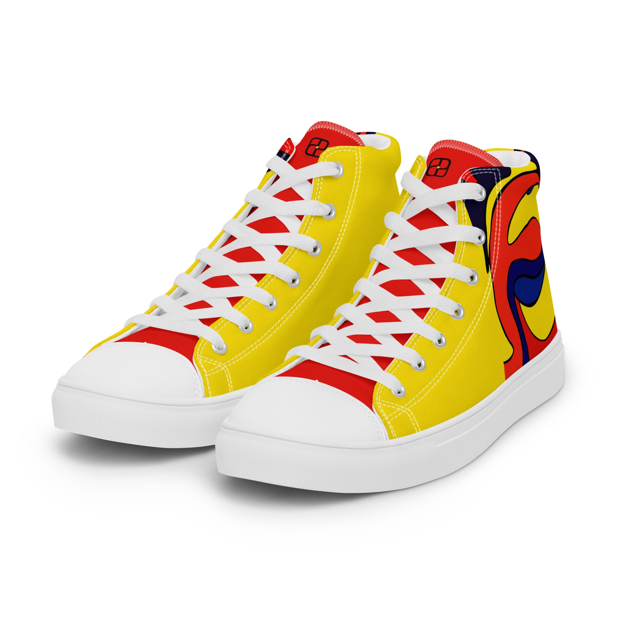 Men’s high top canvas shoes