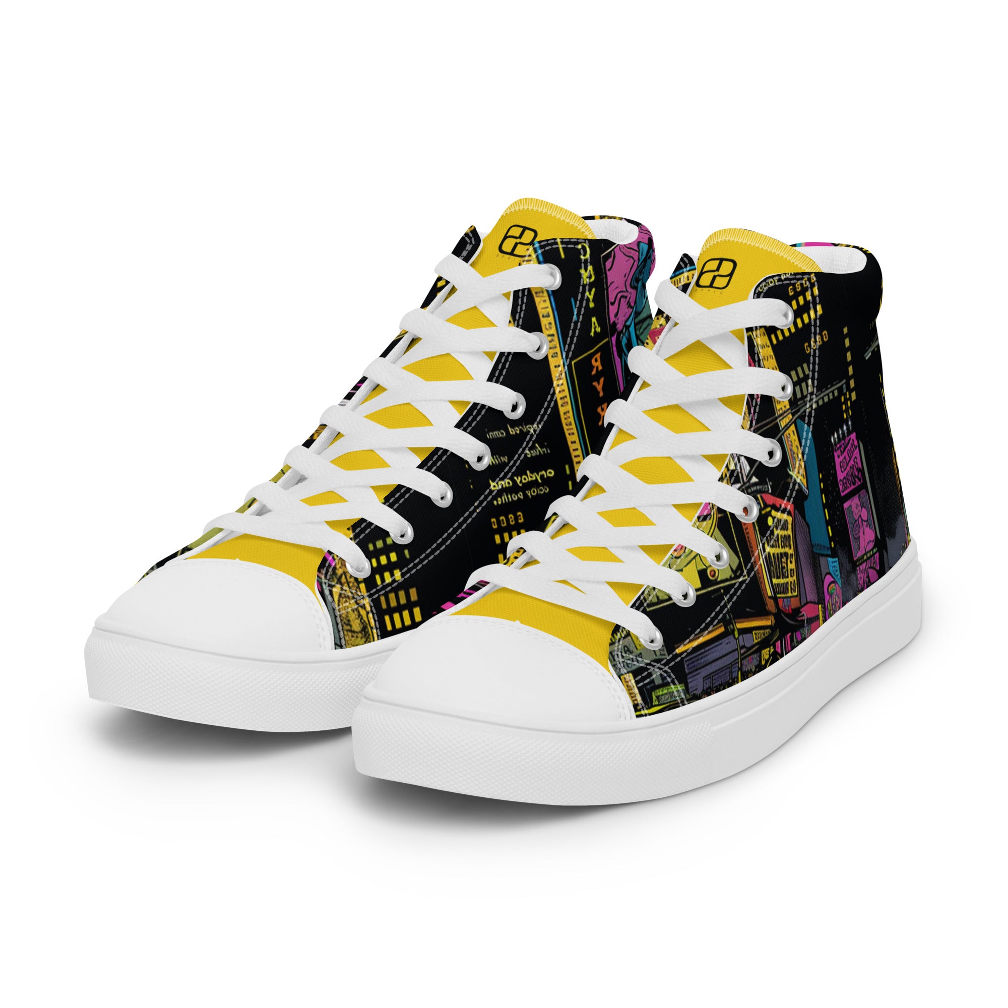 Men’s high top canvas shoes
