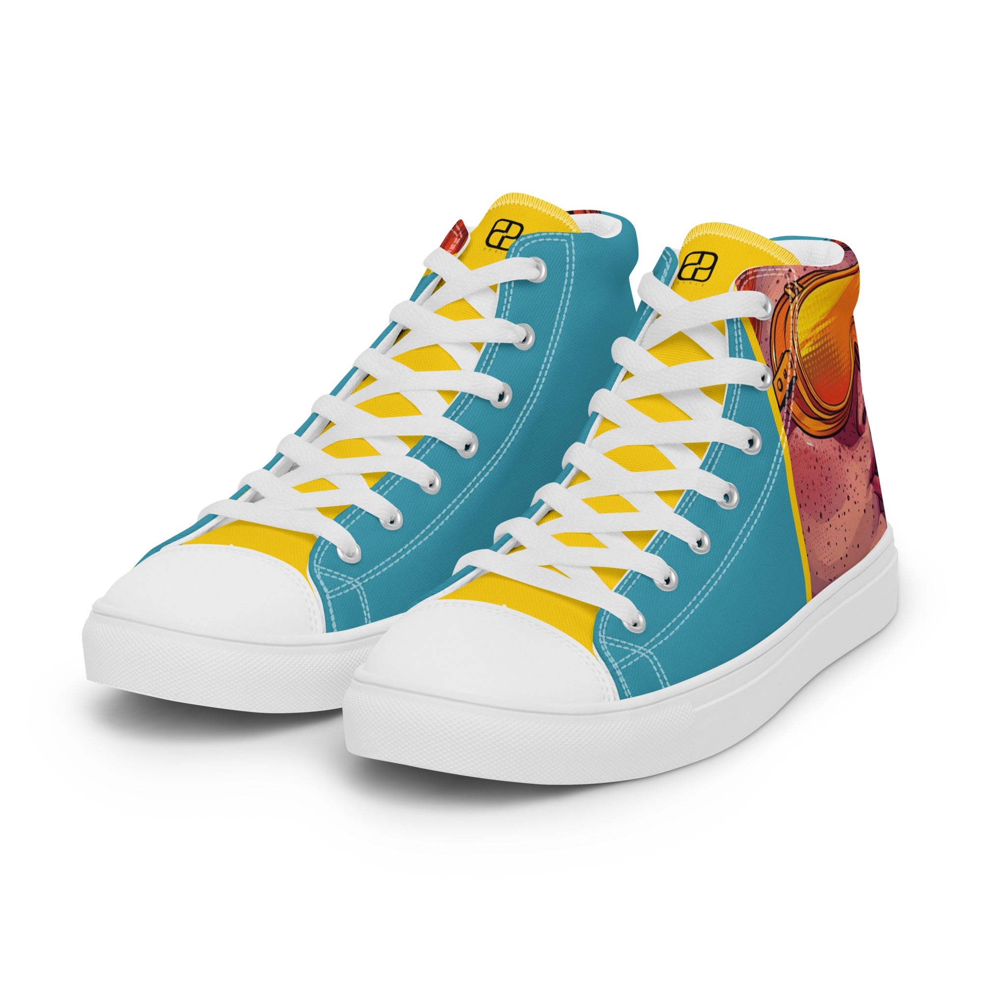 Men’s high top canvas shoes