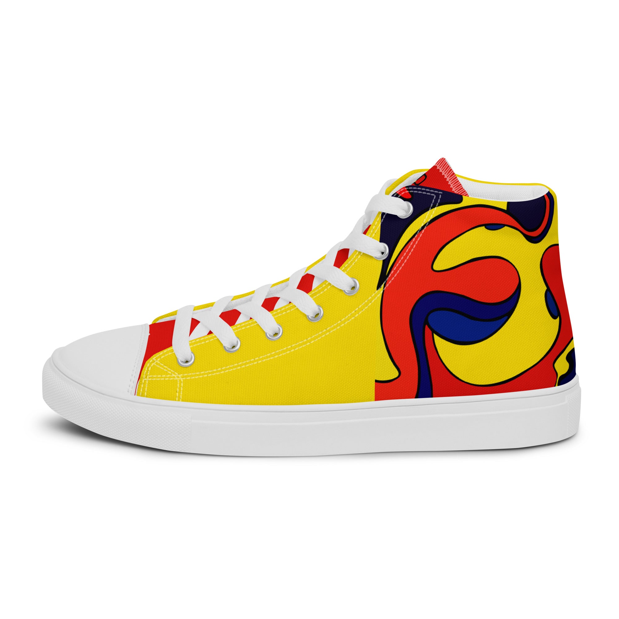 Men’s high top canvas shoes