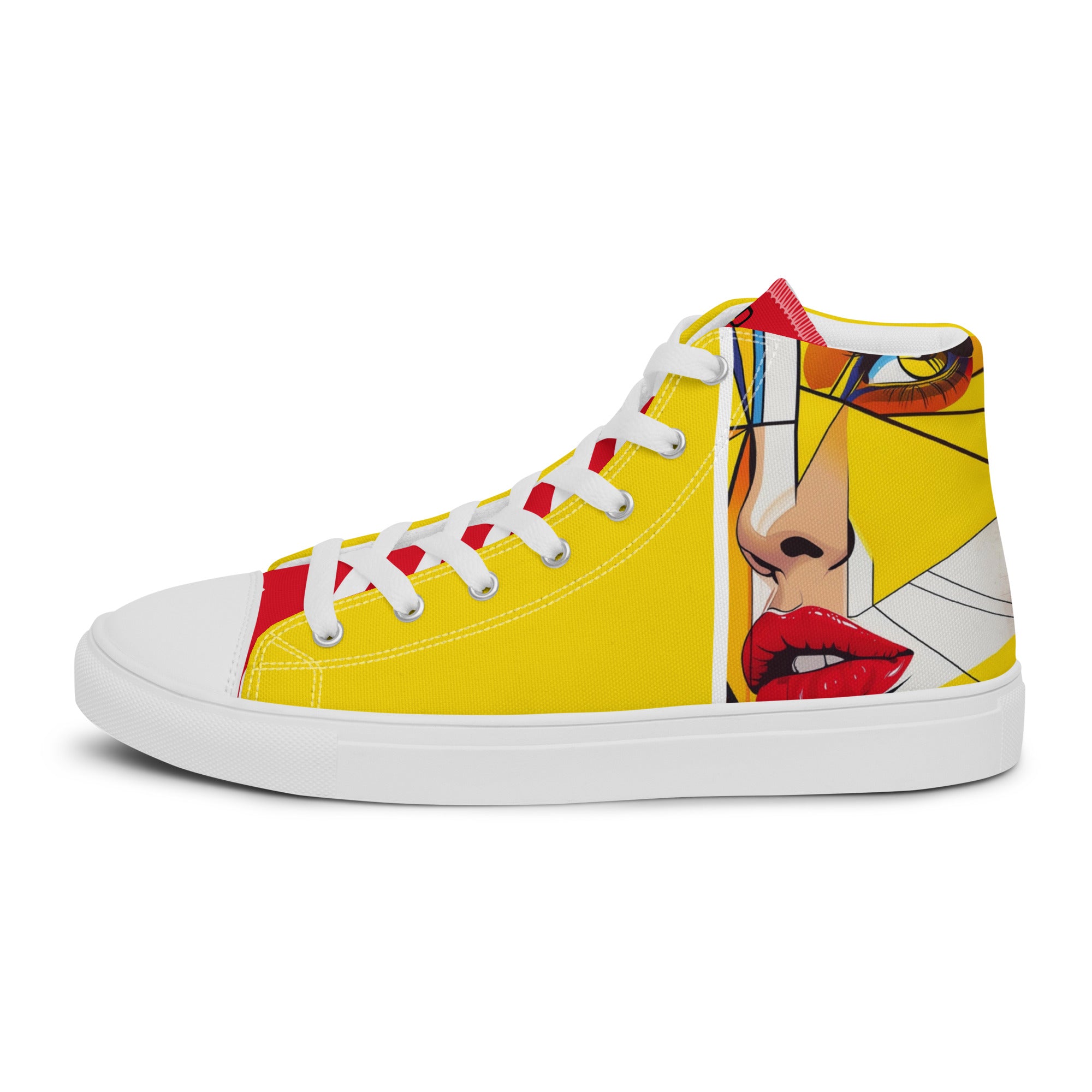 Men’s high top canvas shoes