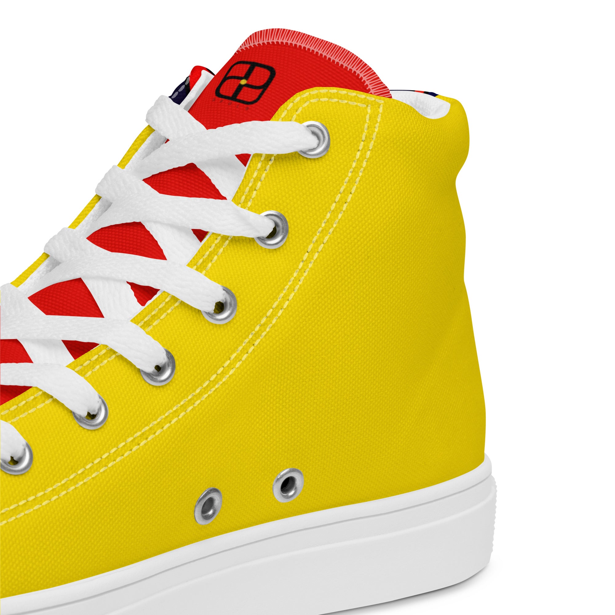Men’s high top canvas shoes