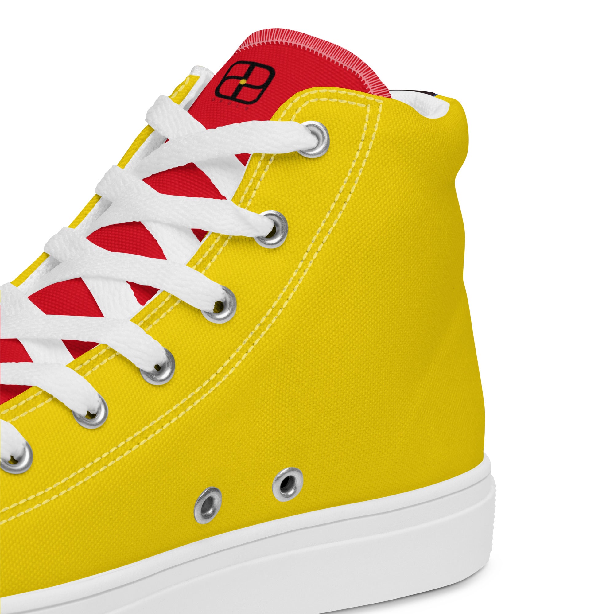 Men’s high top canvas shoes