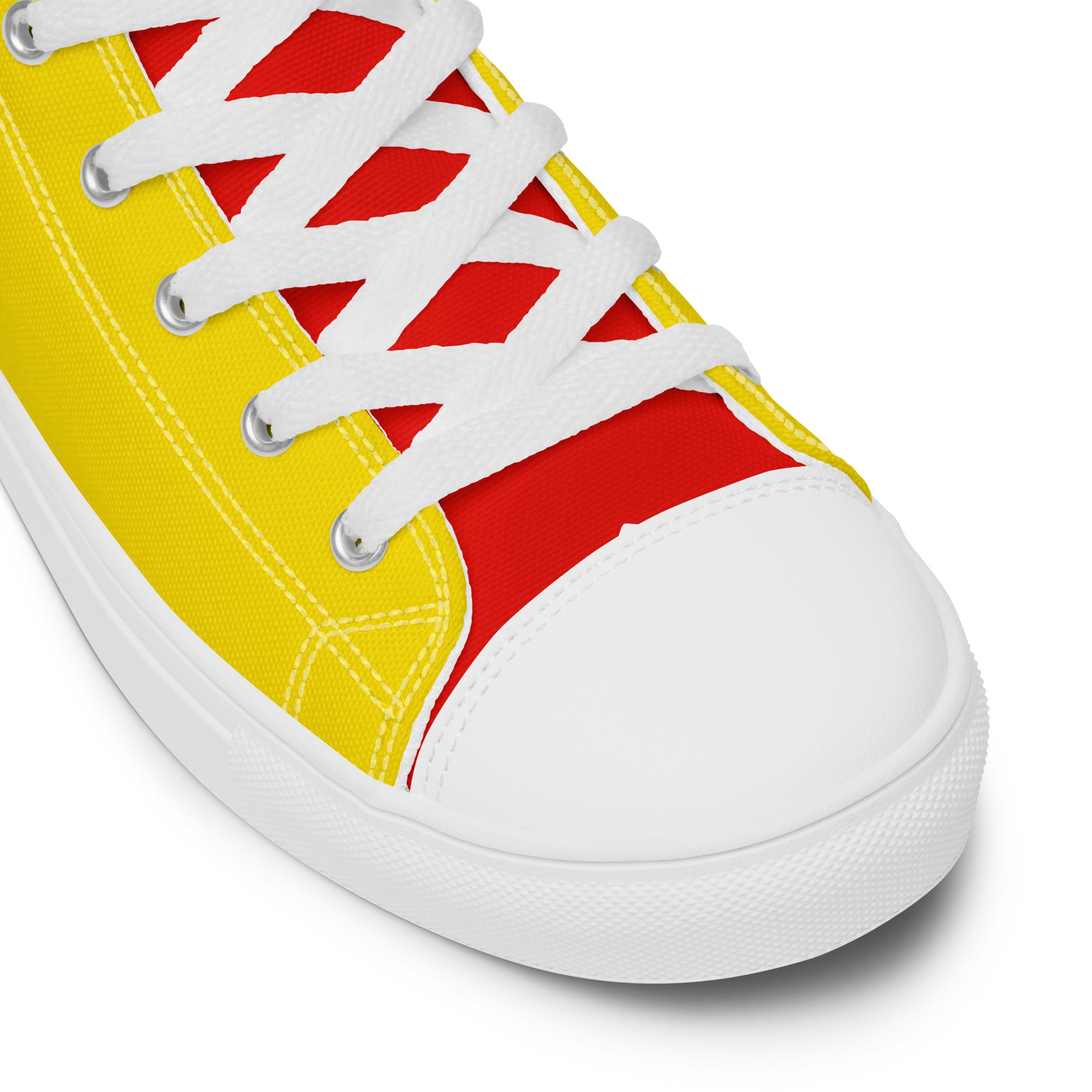 Men’s high top canvas shoes
