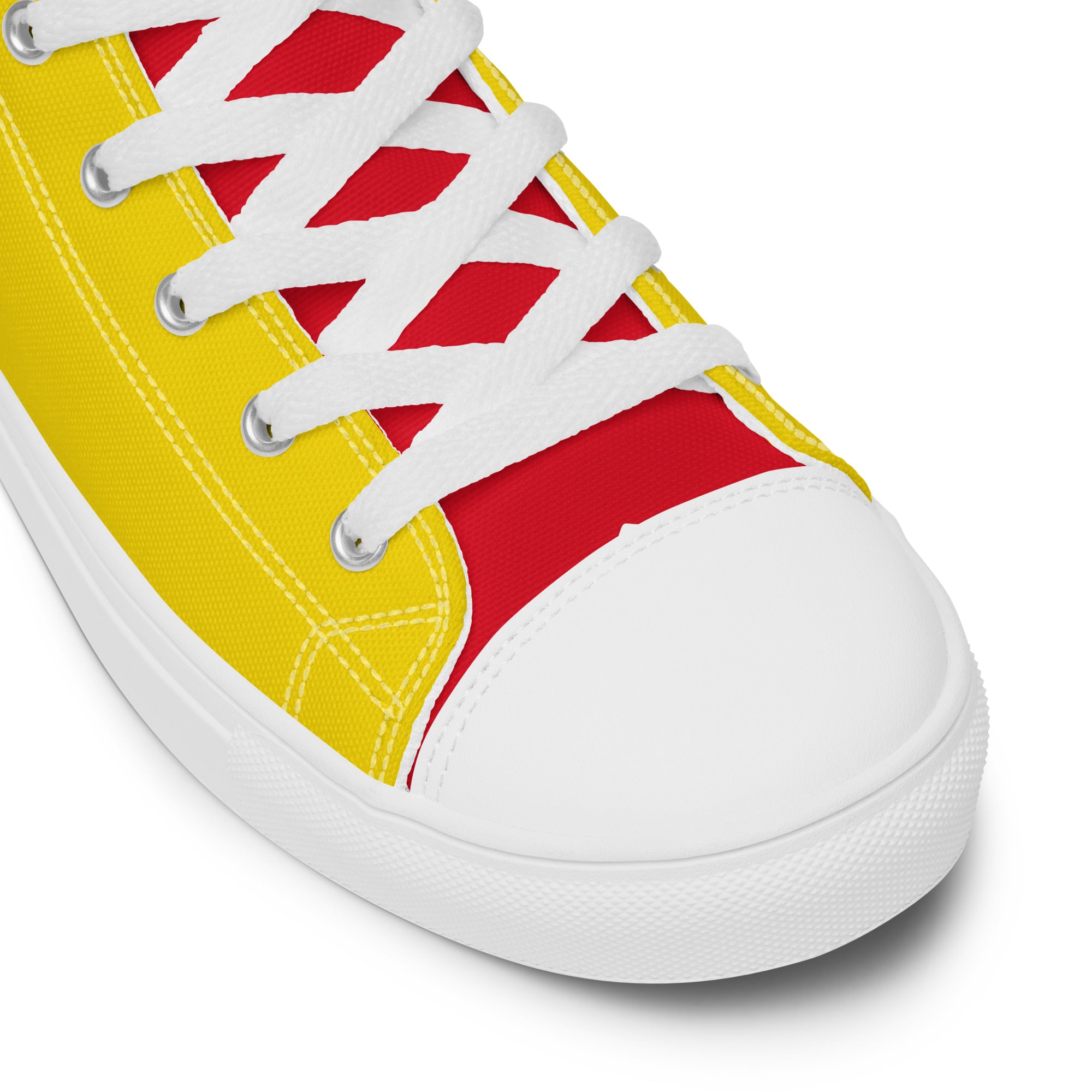 Men’s high top canvas shoes