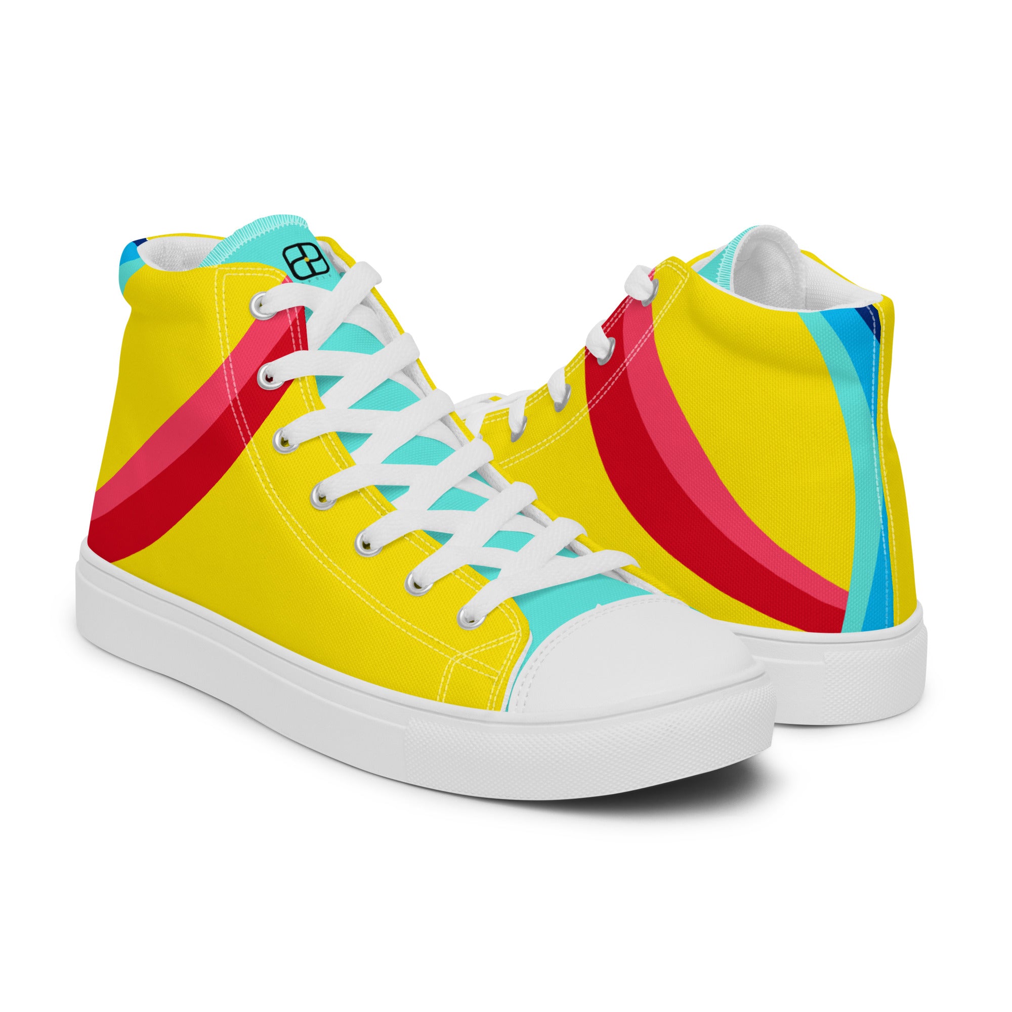 Men’s high top canvas shoes