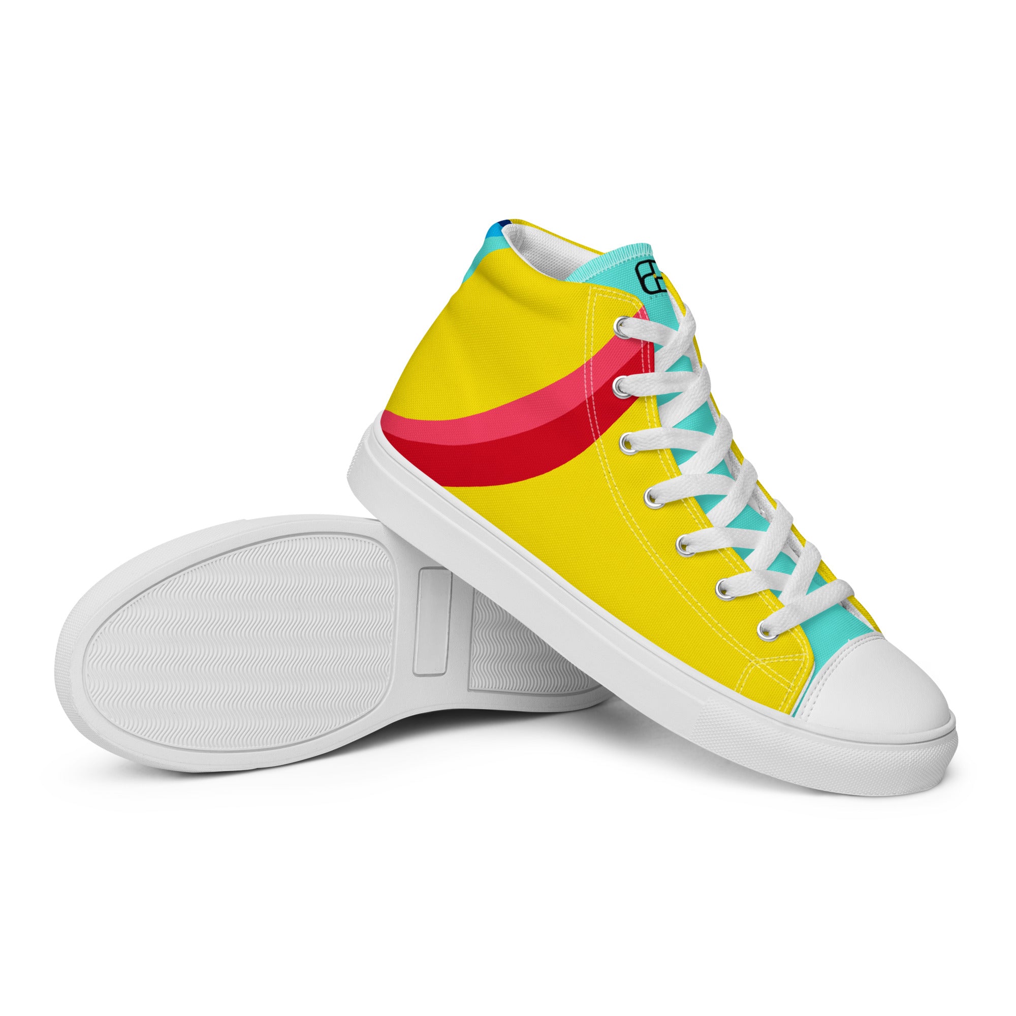 Men’s high top canvas shoes