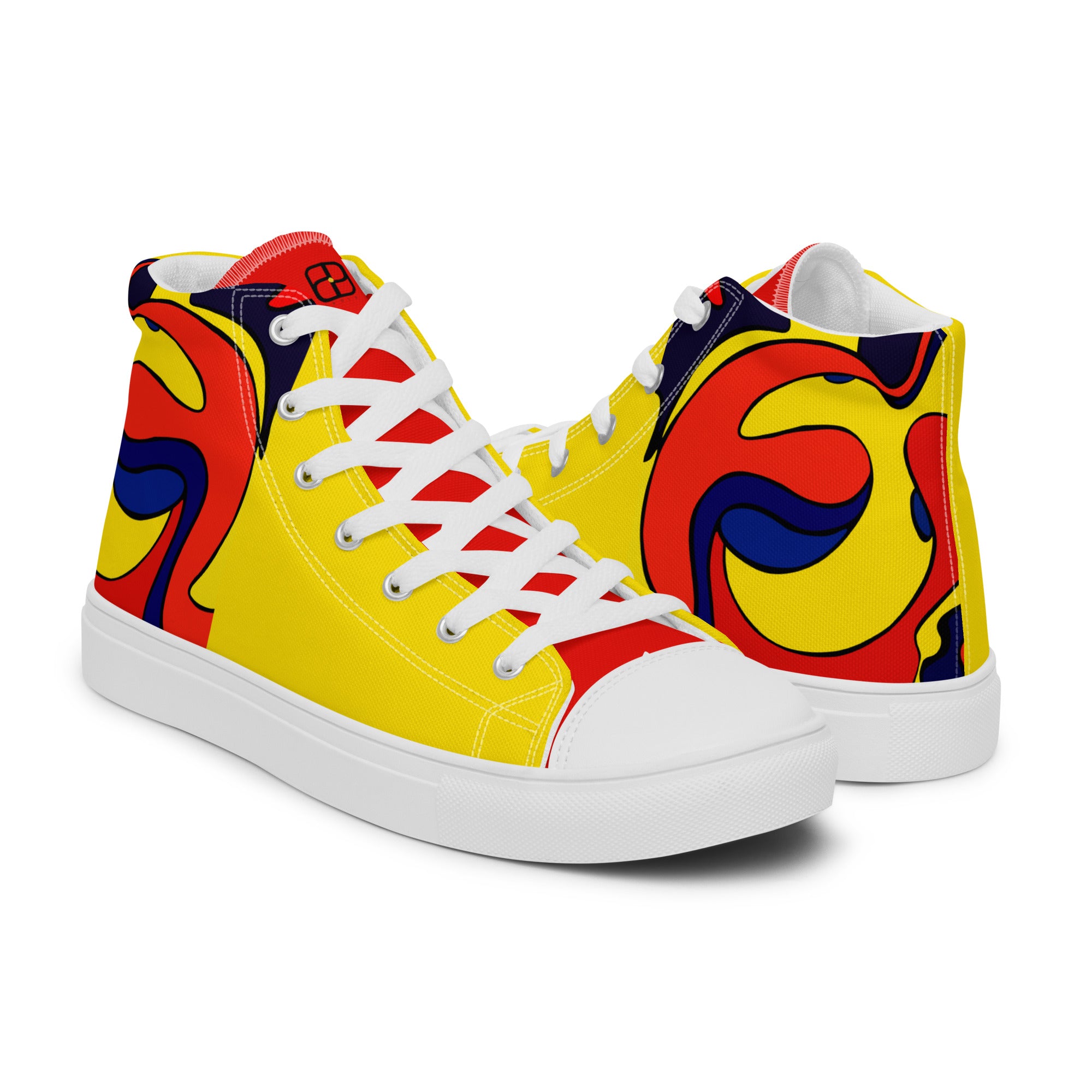 Men’s high top canvas shoes