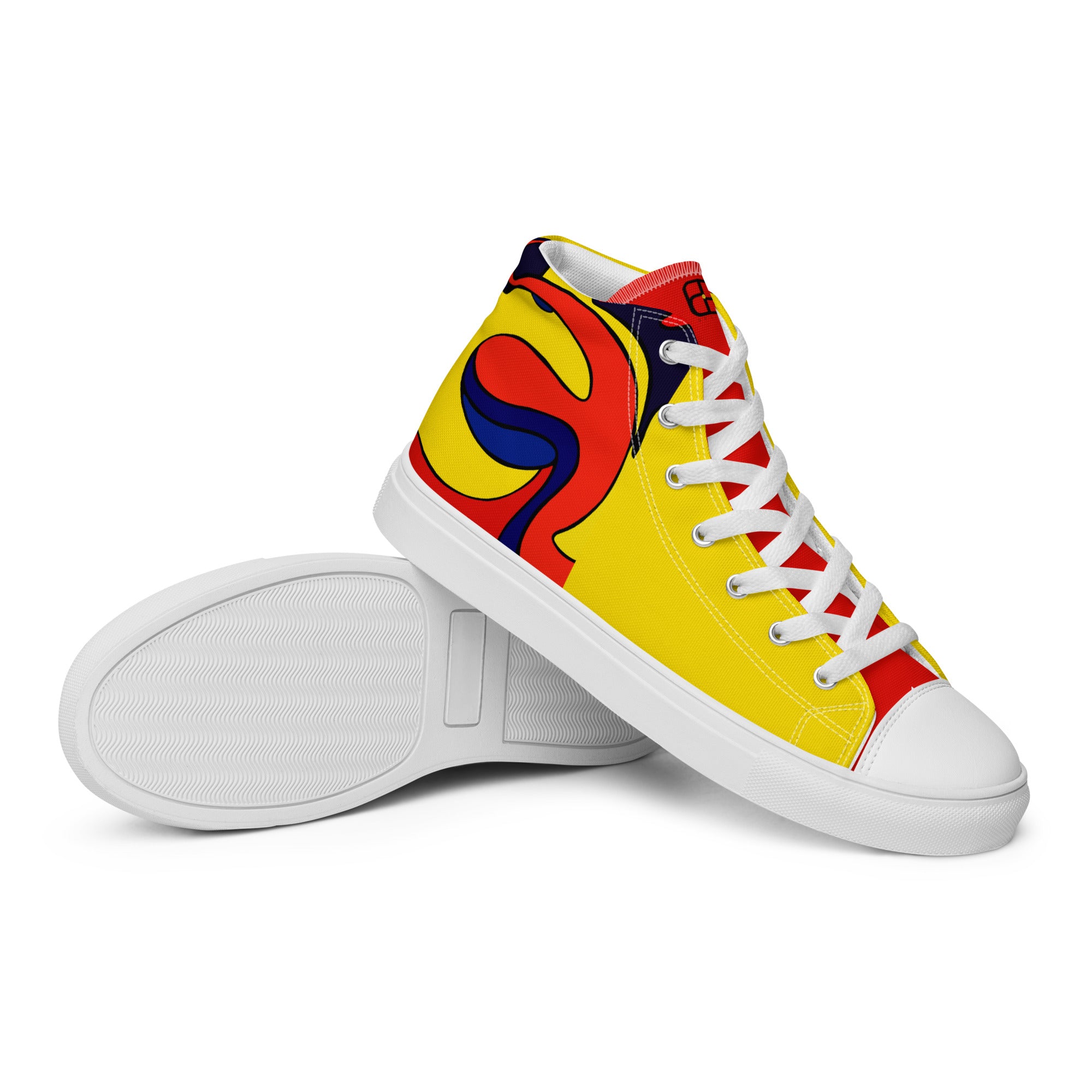 Men’s high top canvas shoes