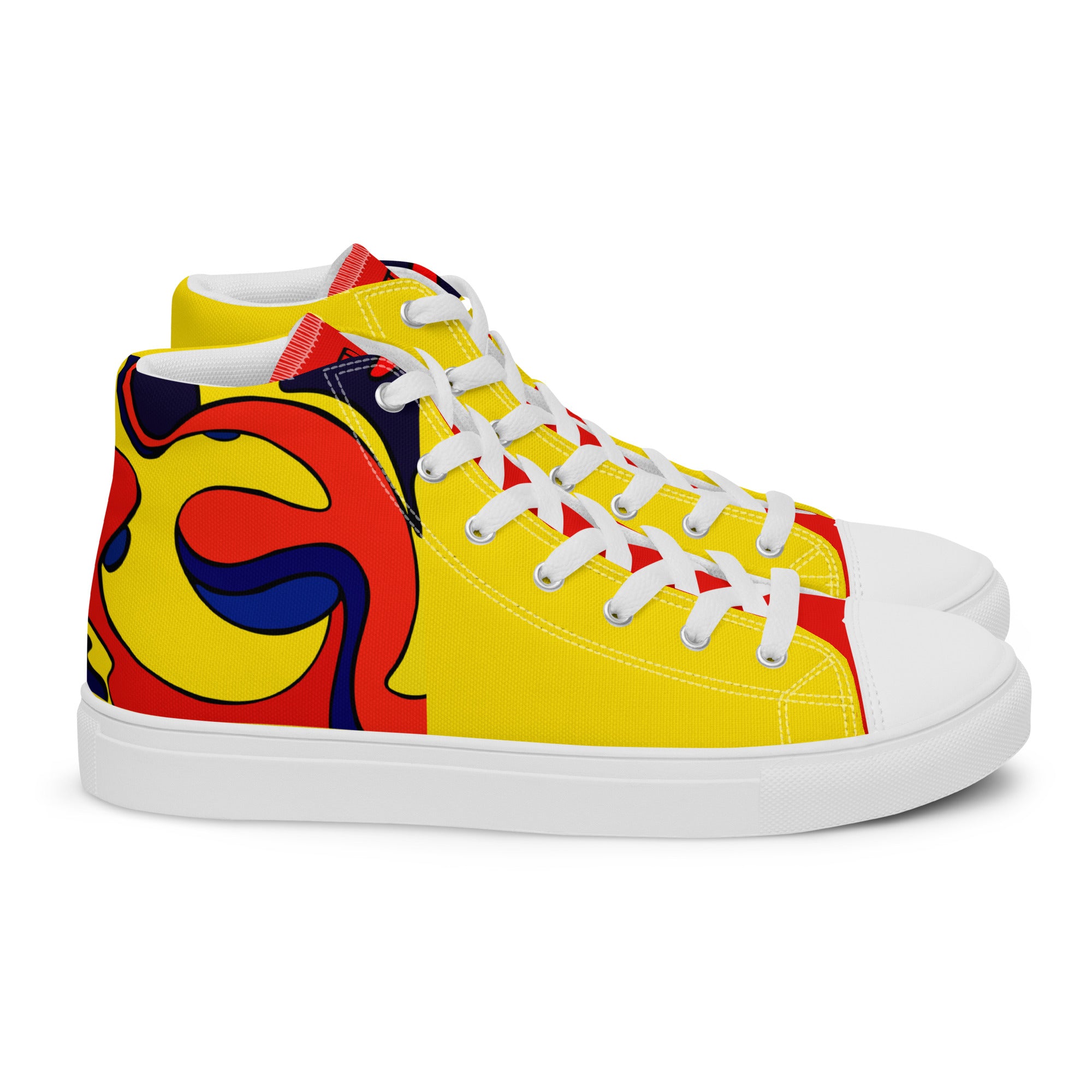Men’s high top canvas shoes