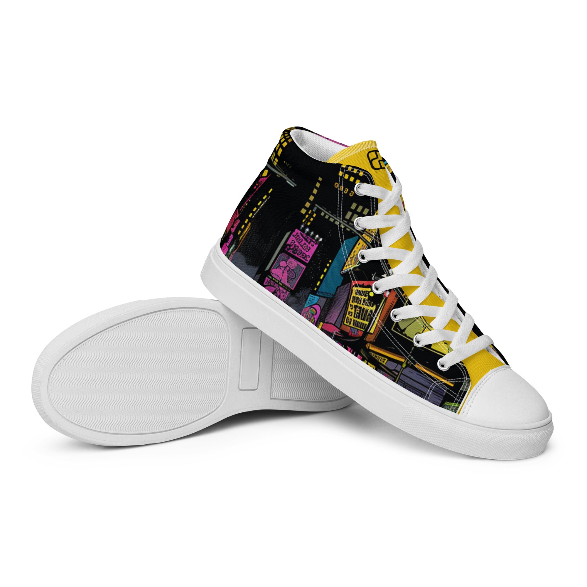 Men’s high top canvas shoes
