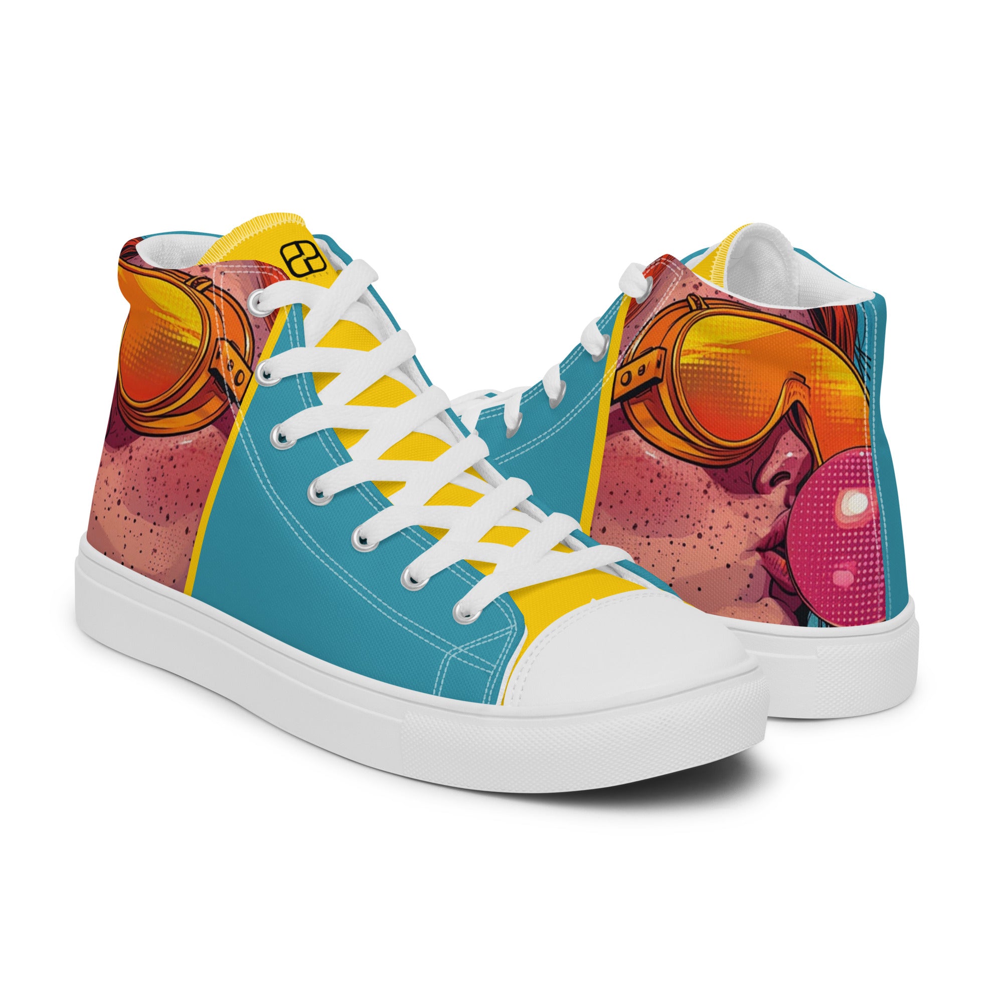 Men’s high top canvas shoes