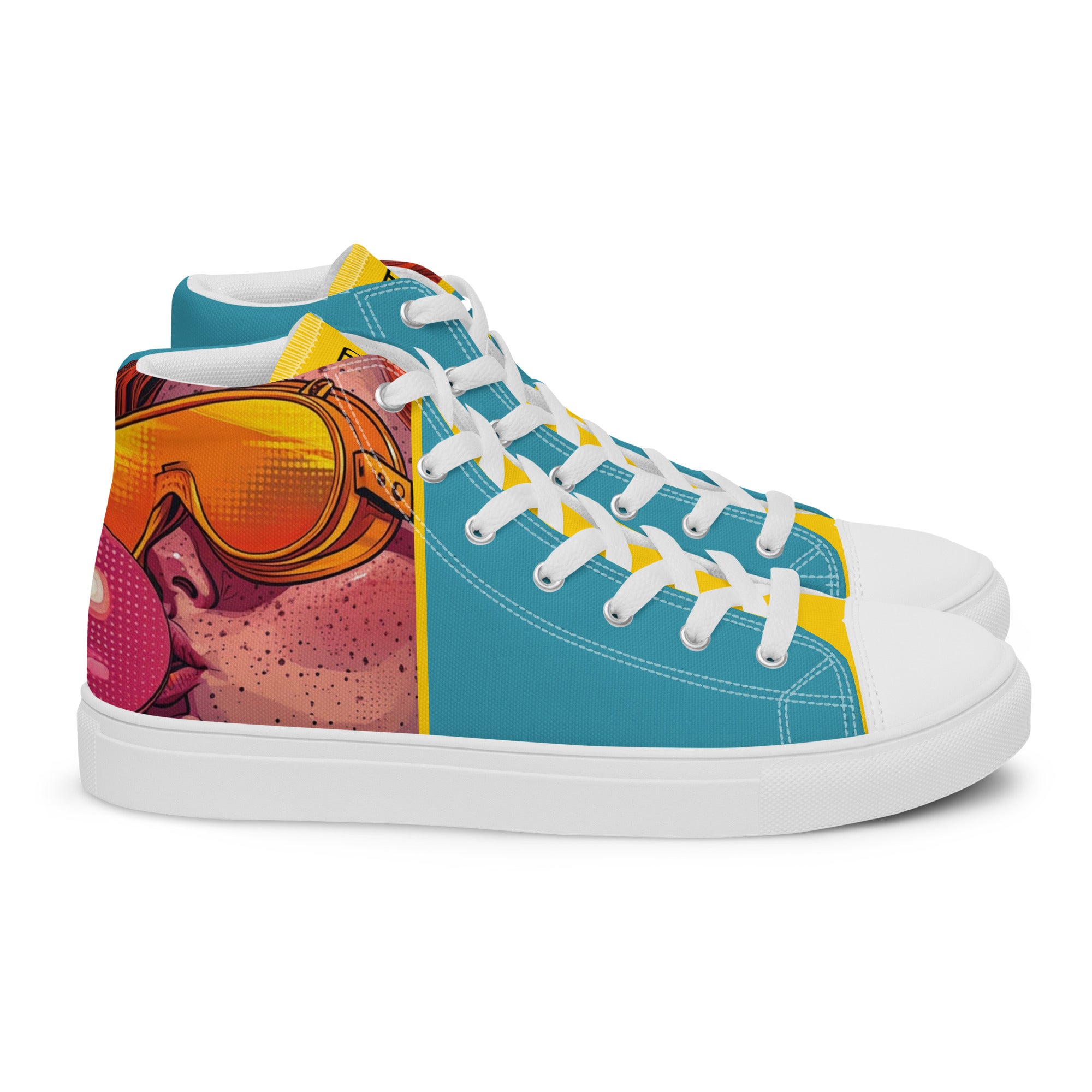Men’s high top canvas shoes