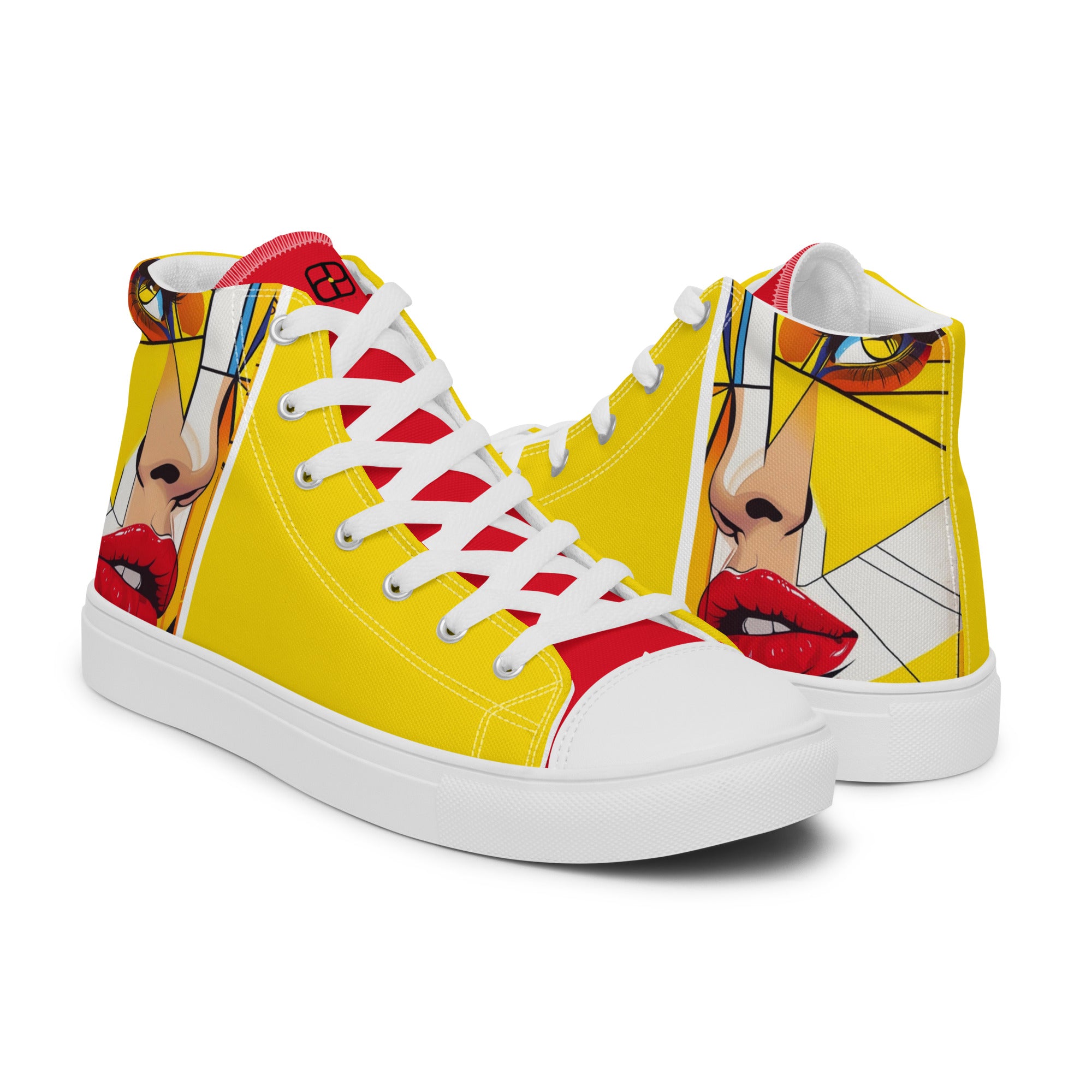 Men’s high top canvas shoes