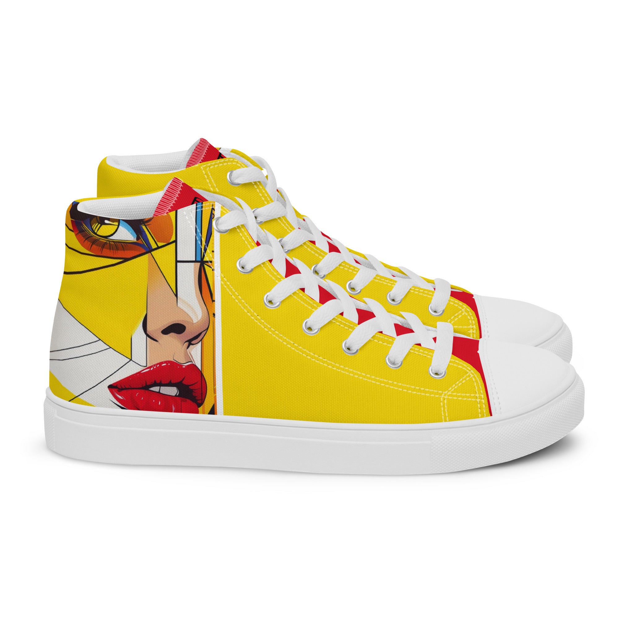 Men’s high top canvas shoes