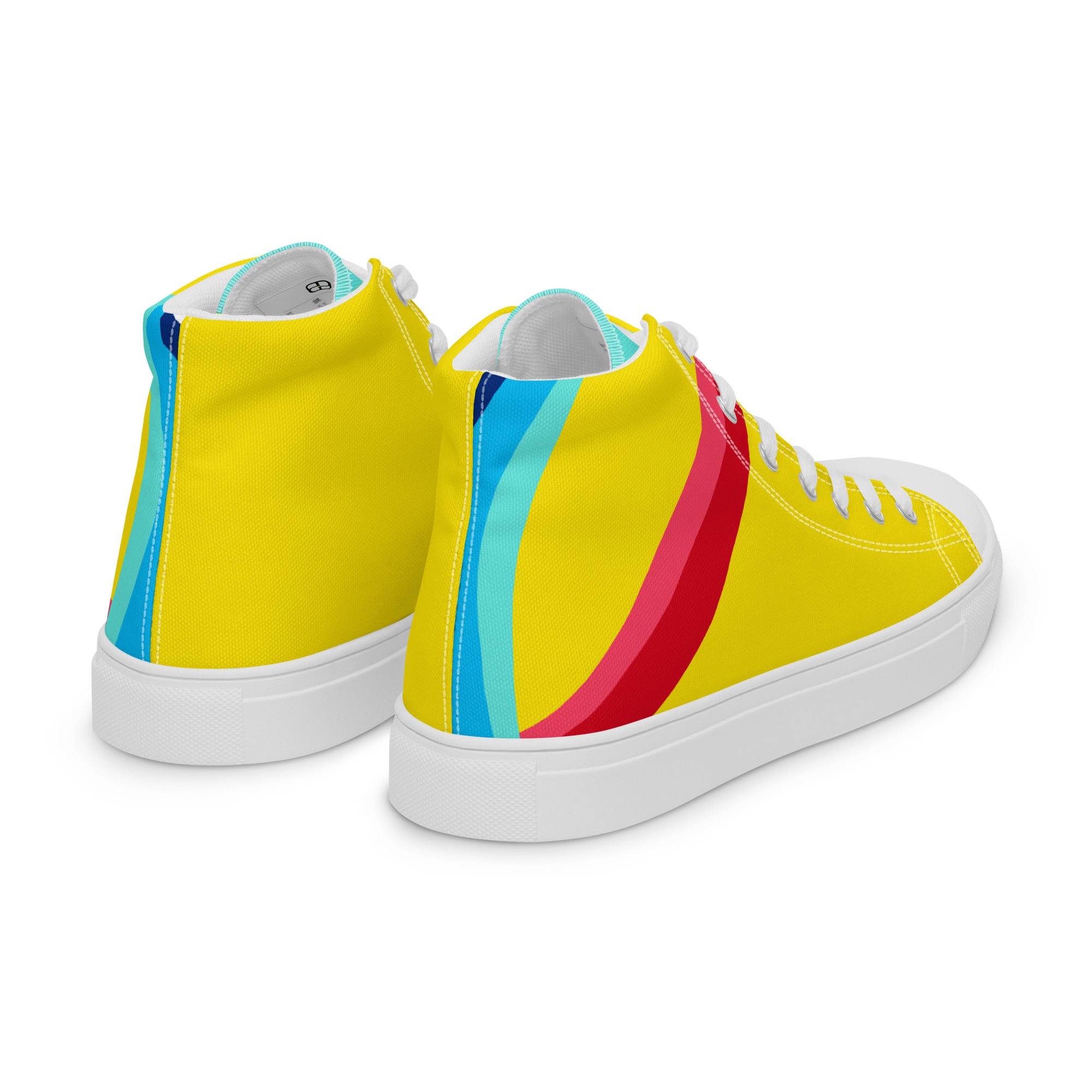 Men’s high top canvas shoes