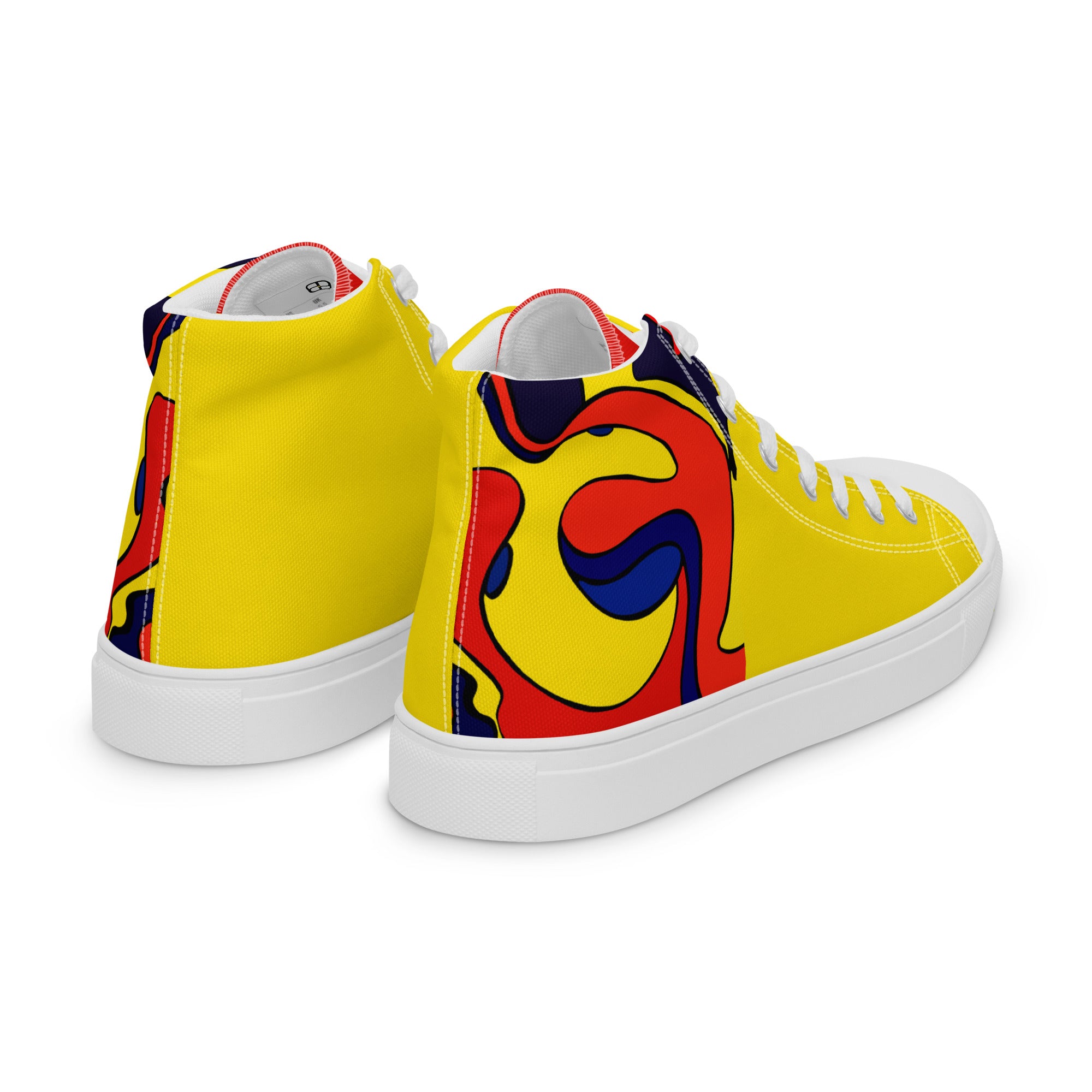Men’s high top canvas shoes
