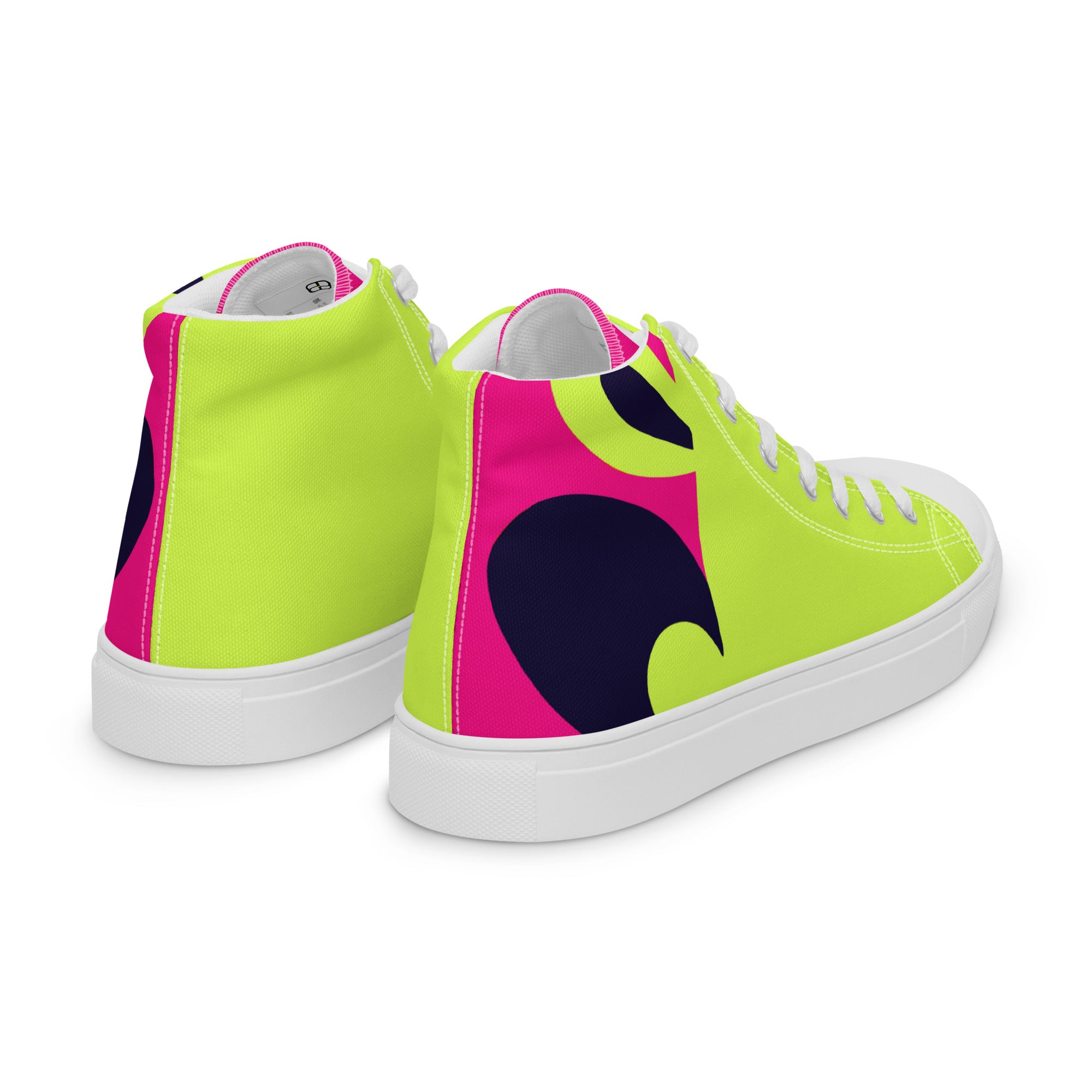 Men’s high top canvas shoes