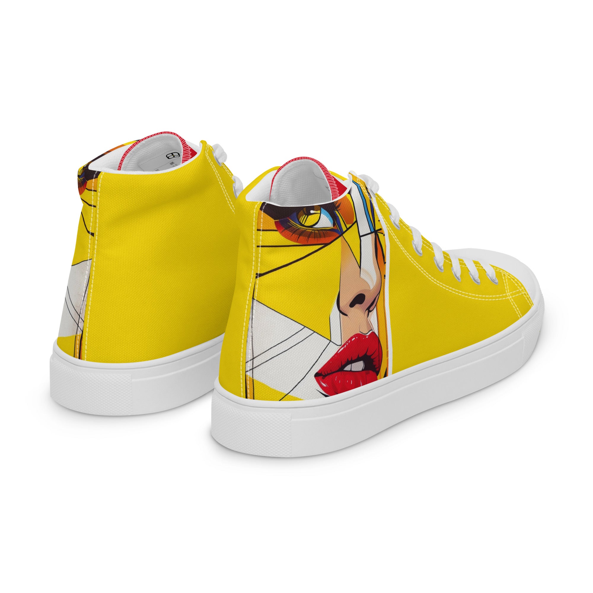 Men’s high top canvas shoes