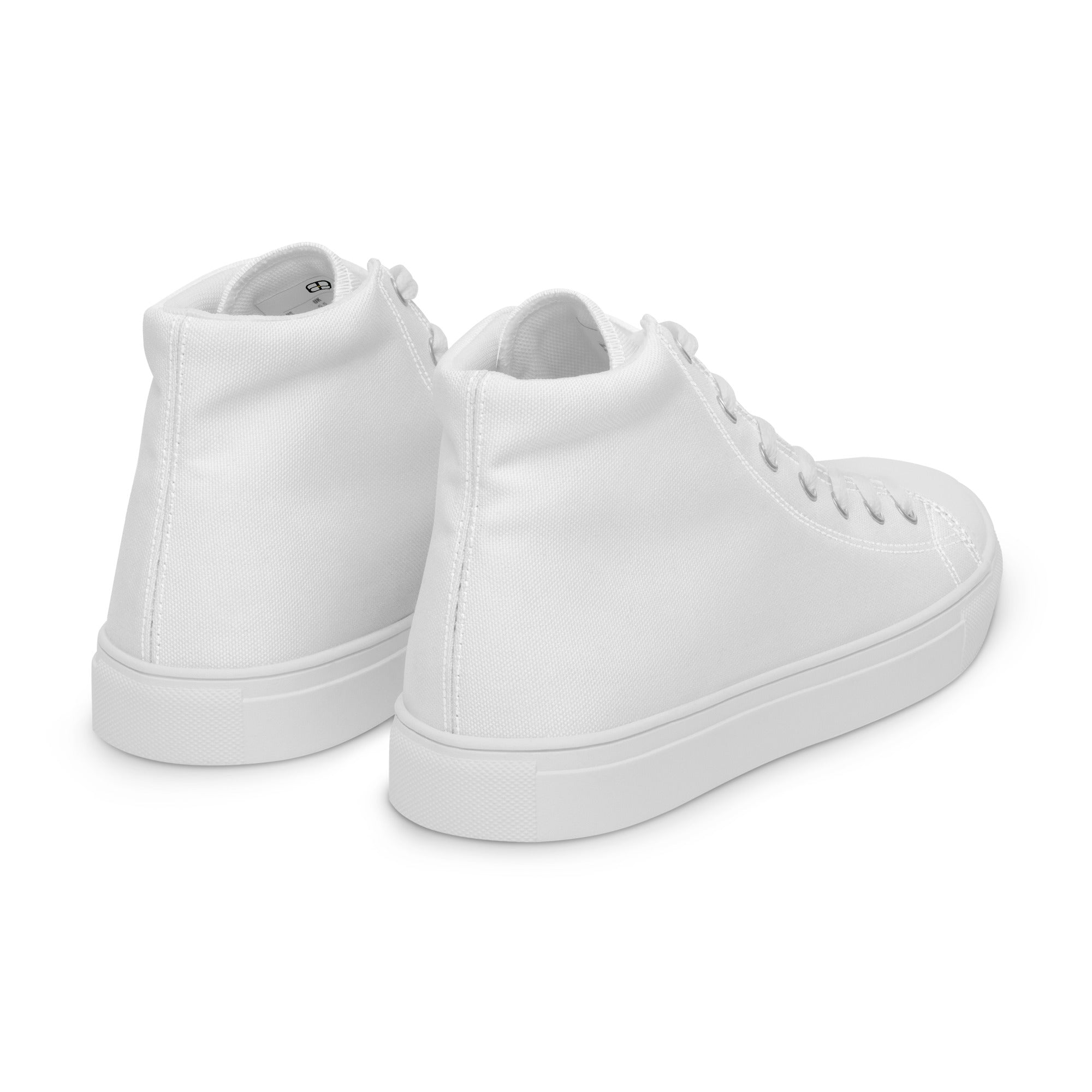 Men’s high top canvas shoes