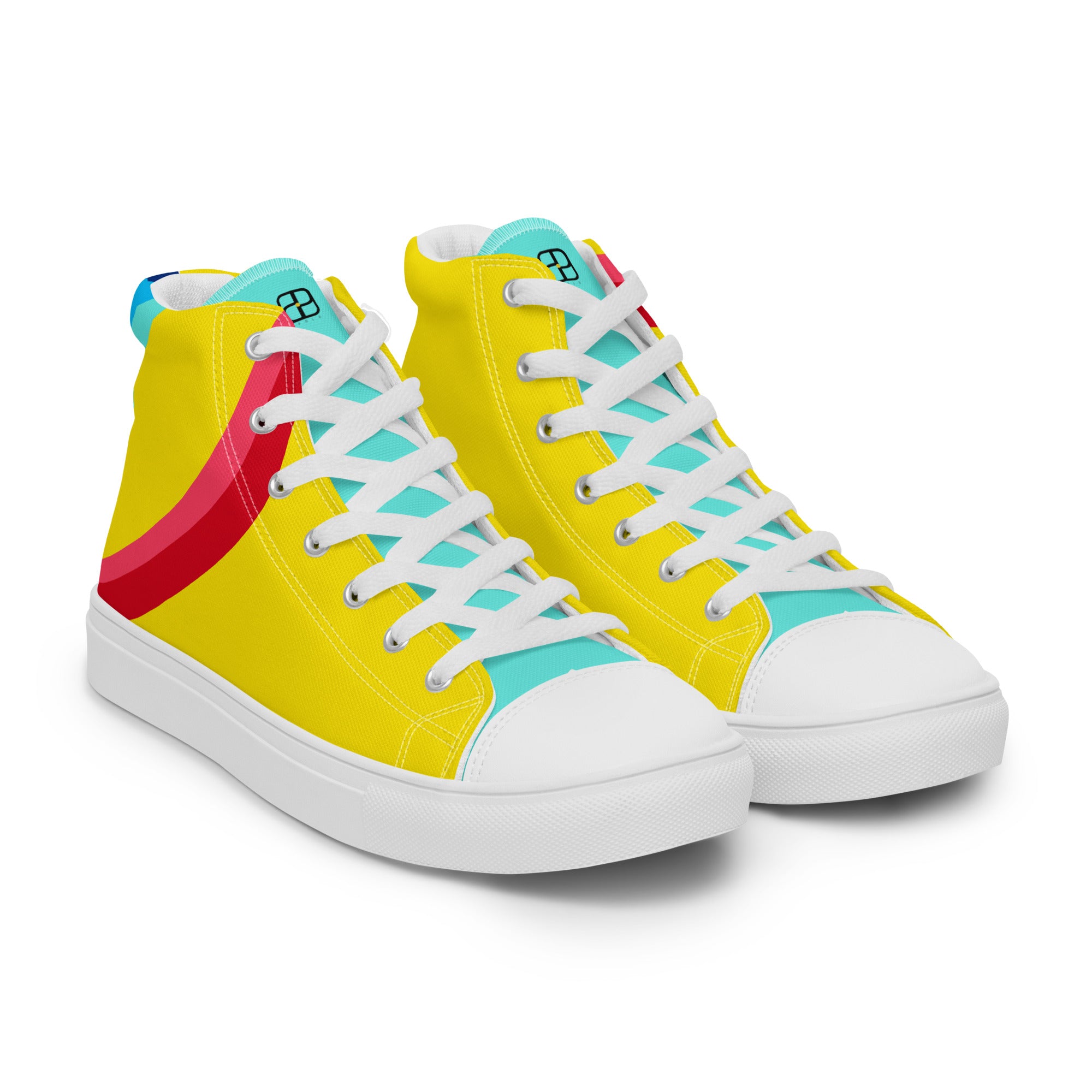 Men’s high top canvas shoes