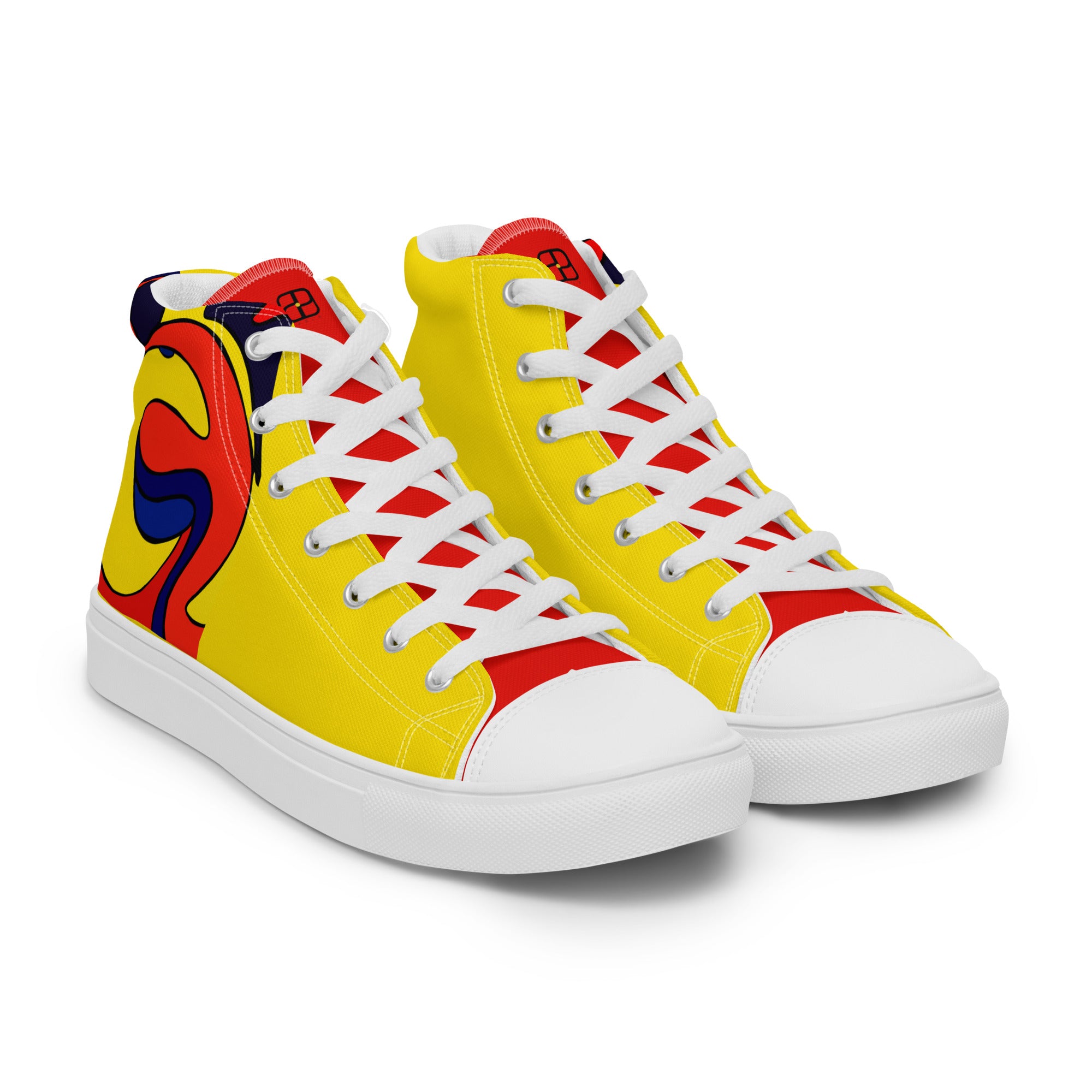 Men’s high top canvas shoes