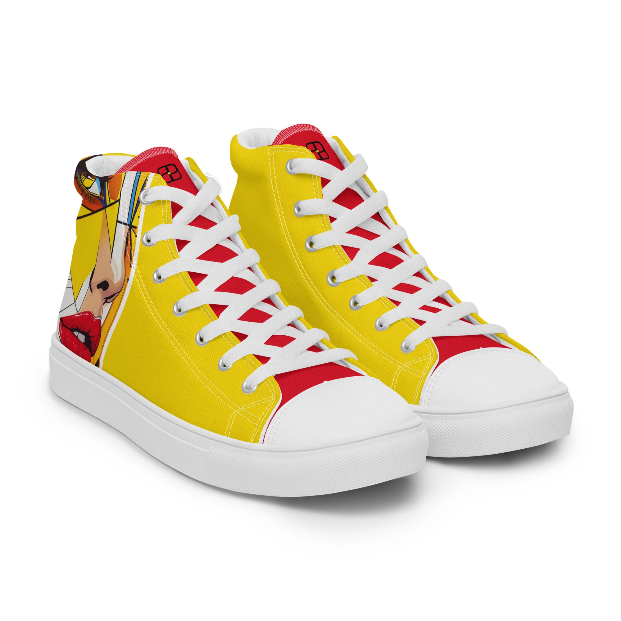 Men’s high top canvas shoes