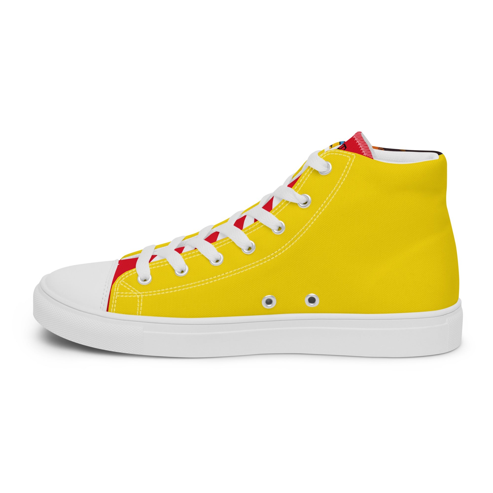 Men’s high top canvas shoes