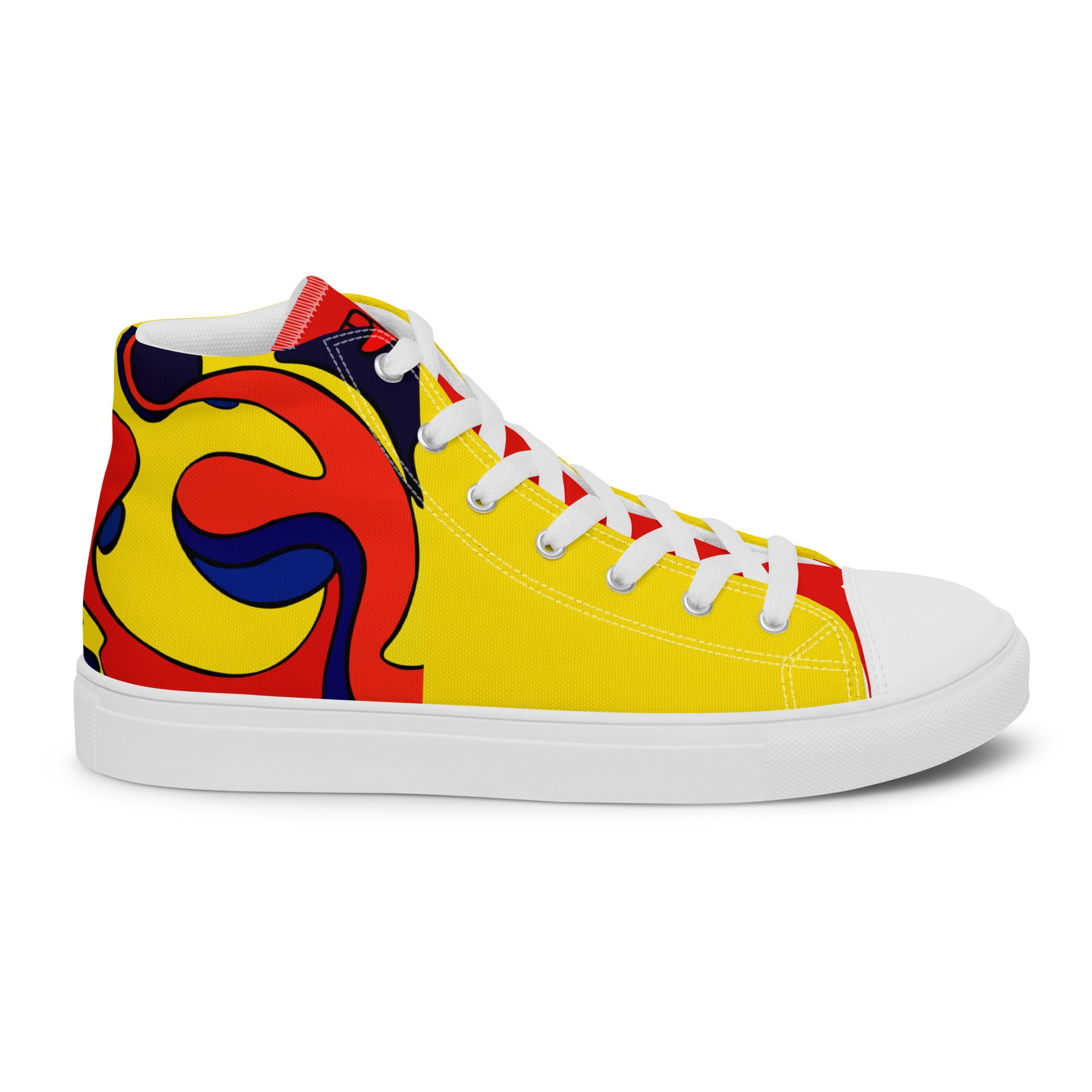 Men’s high top canvas shoes