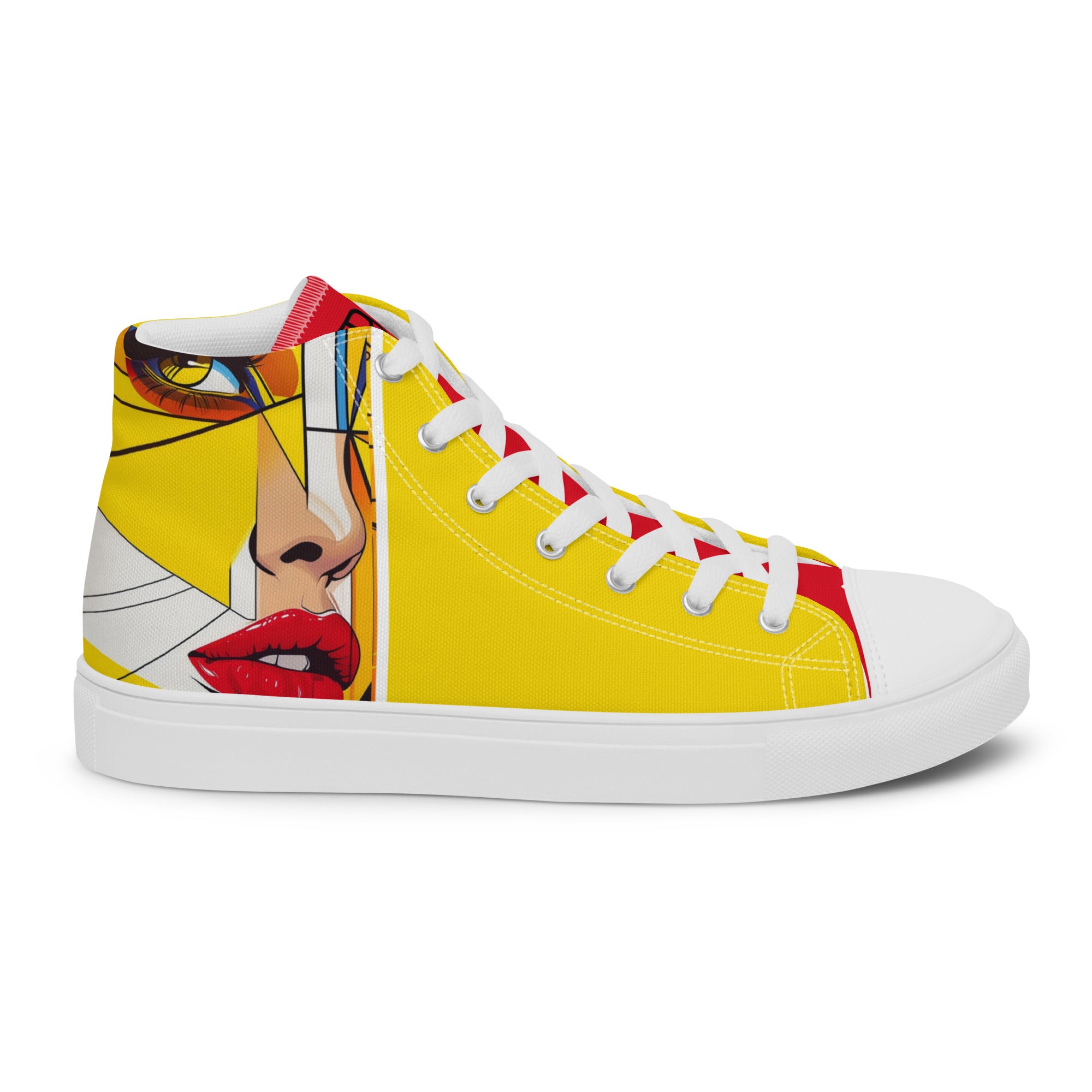 Men’s high top canvas shoes