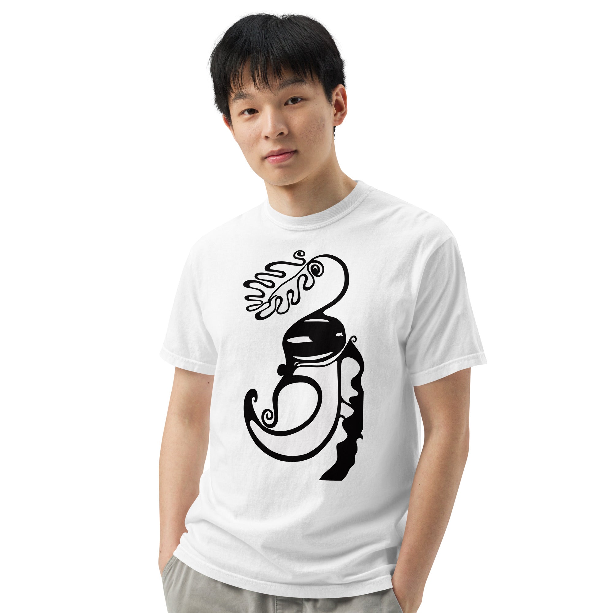 Unisex garment-dyed heavyweight t-shirt