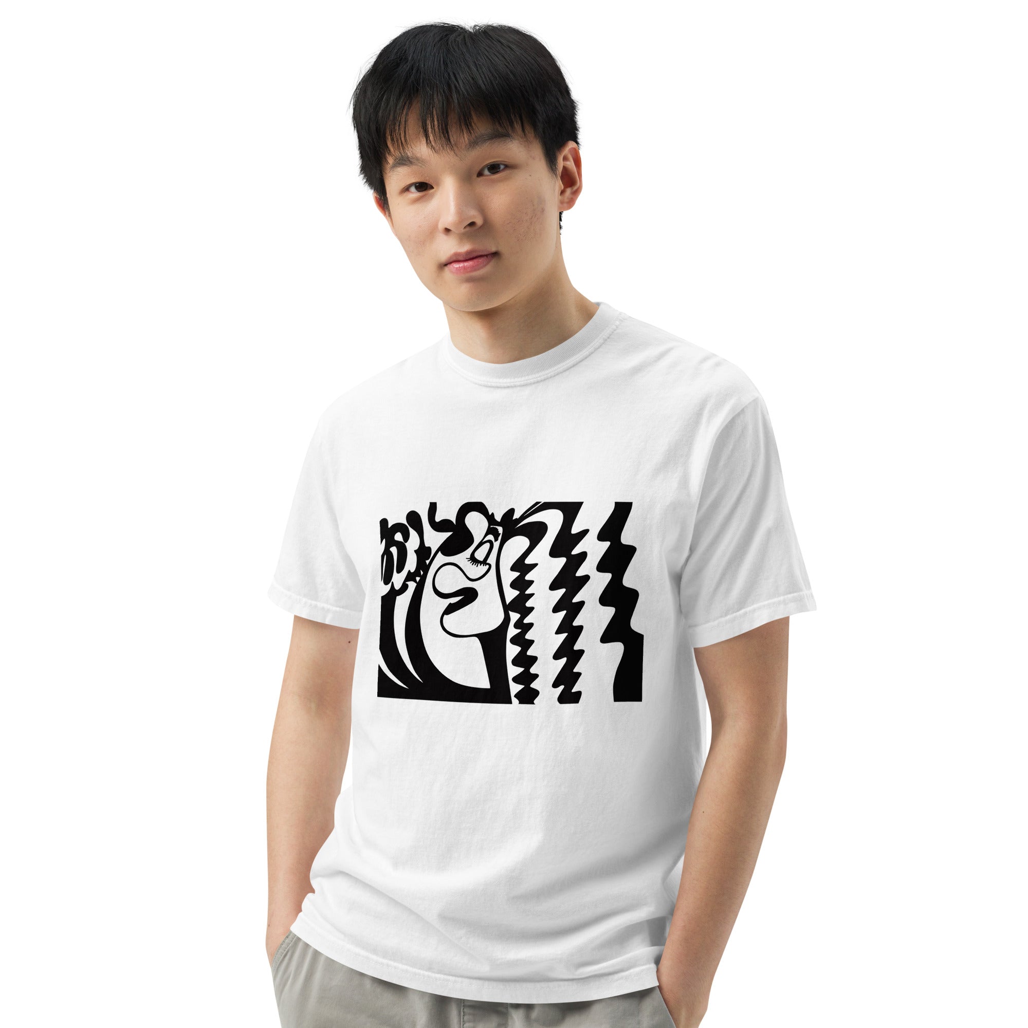 Unisex garment-dyed heavyweight t-shirt