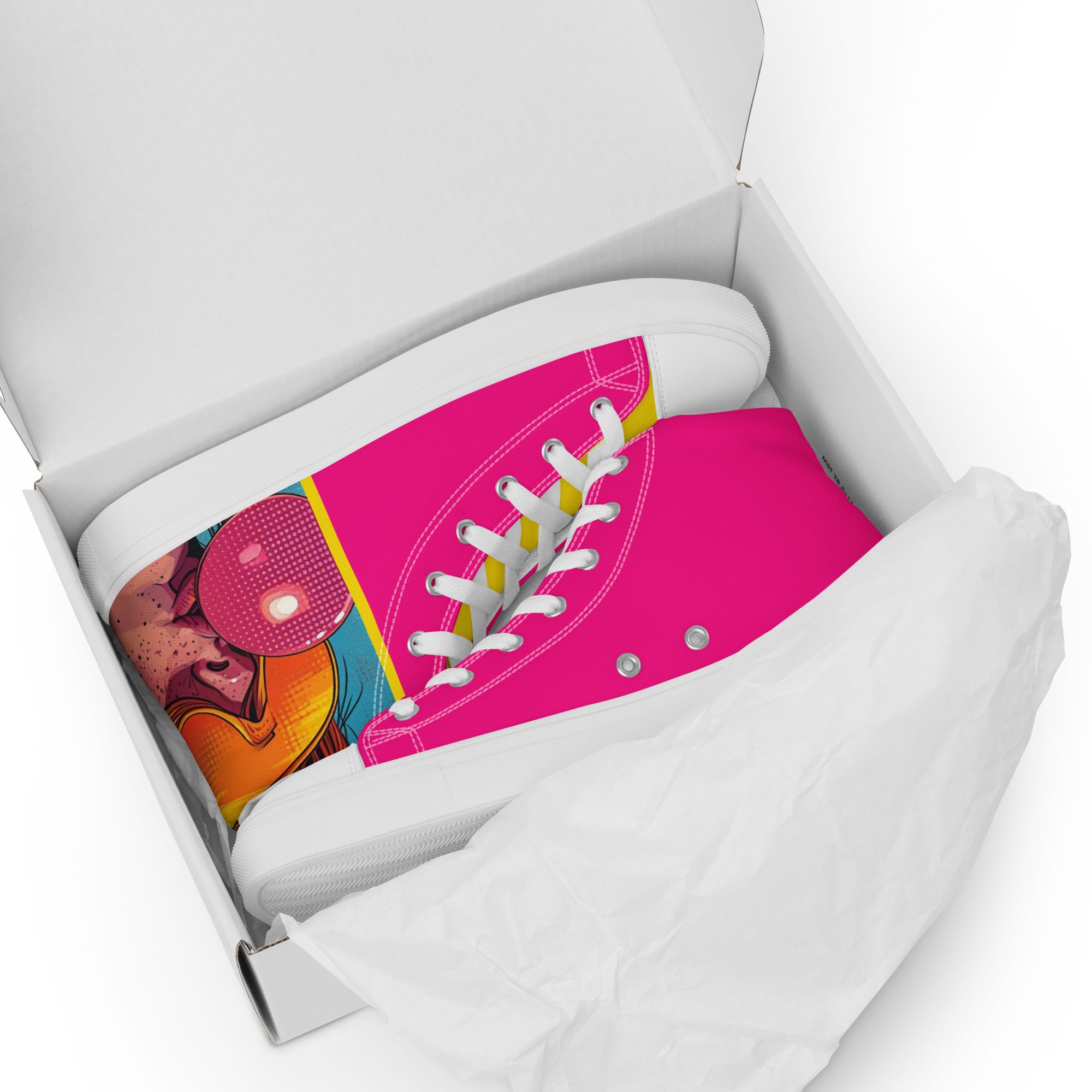 Women’s high top canvas shoes