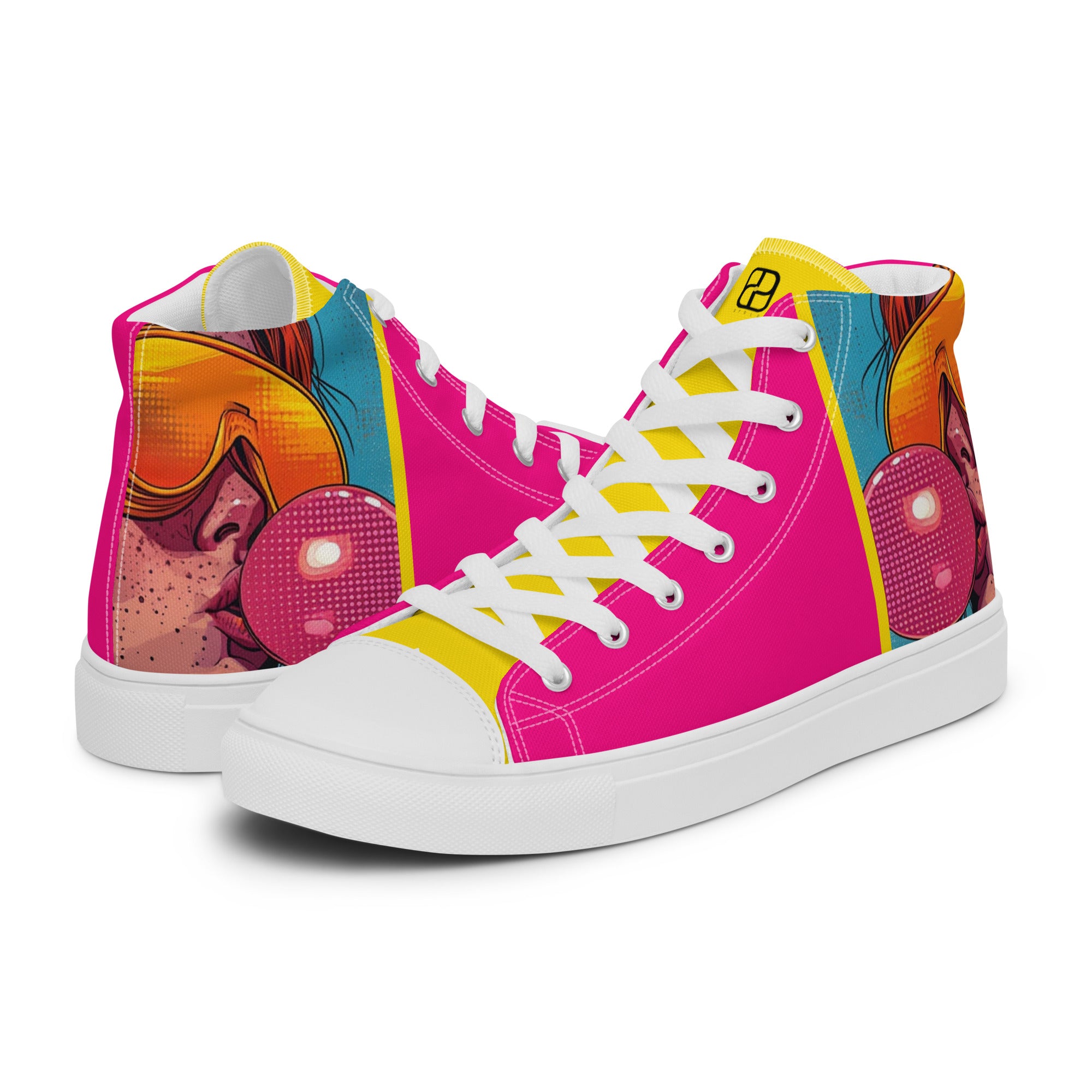 Women’s high top canvas shoes