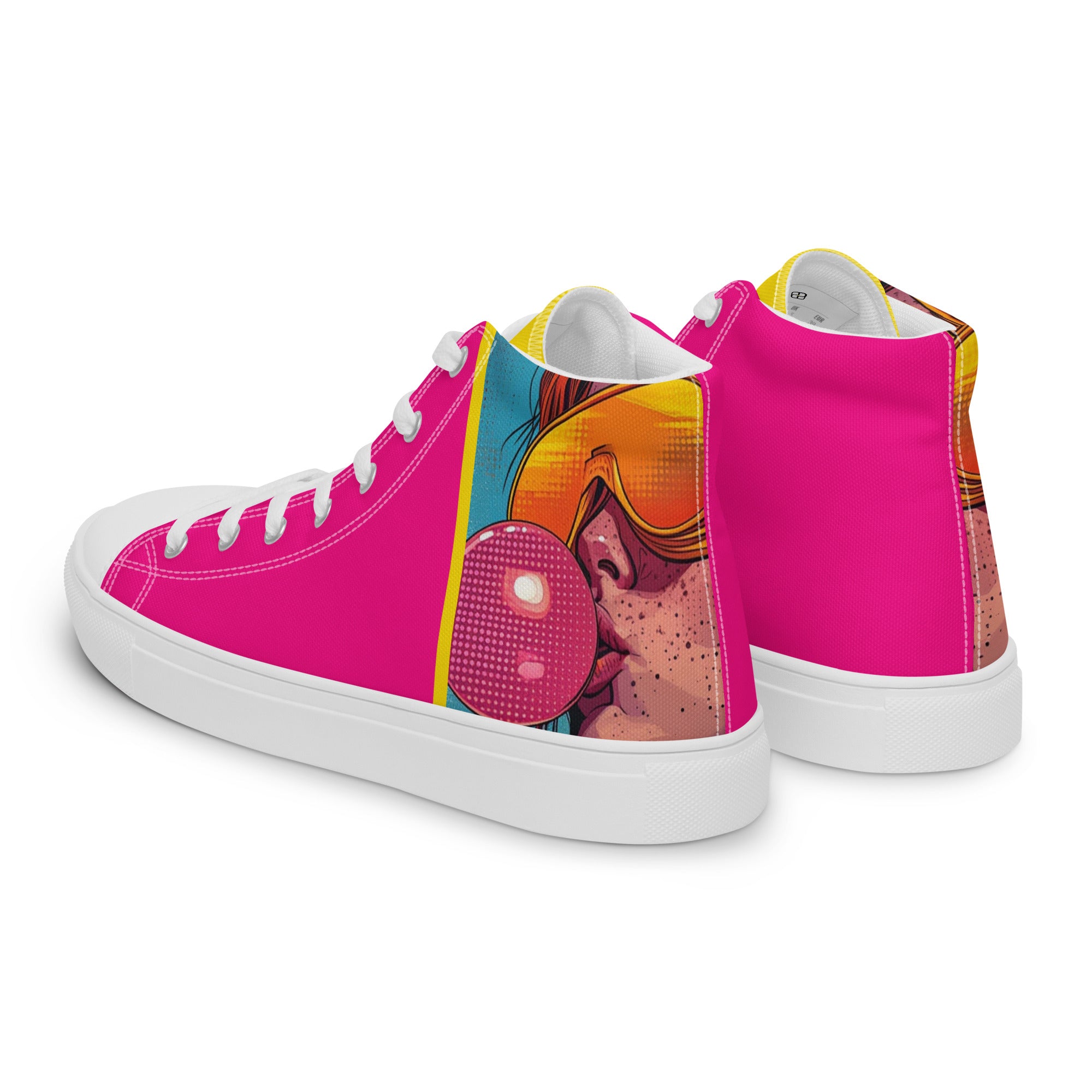 Women’s high top canvas shoes