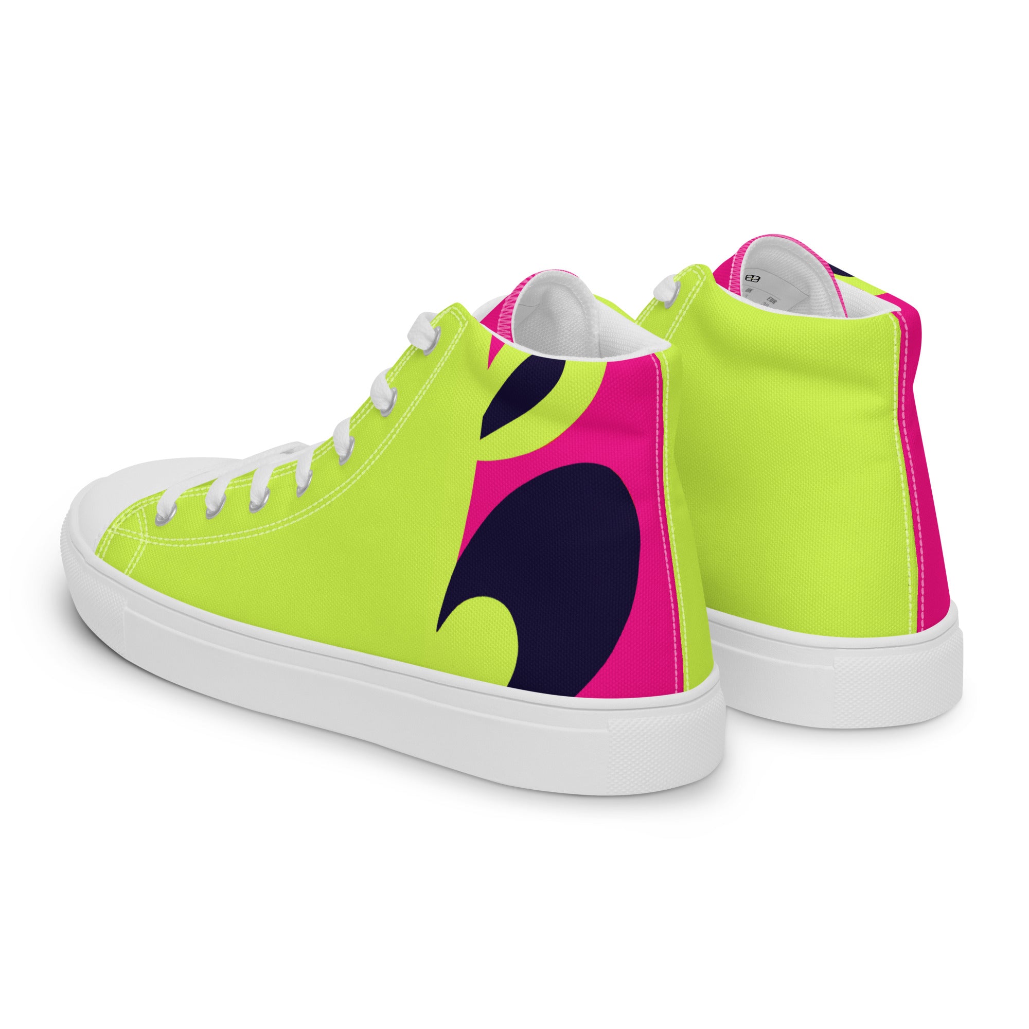 Women’s high top canvas shoes