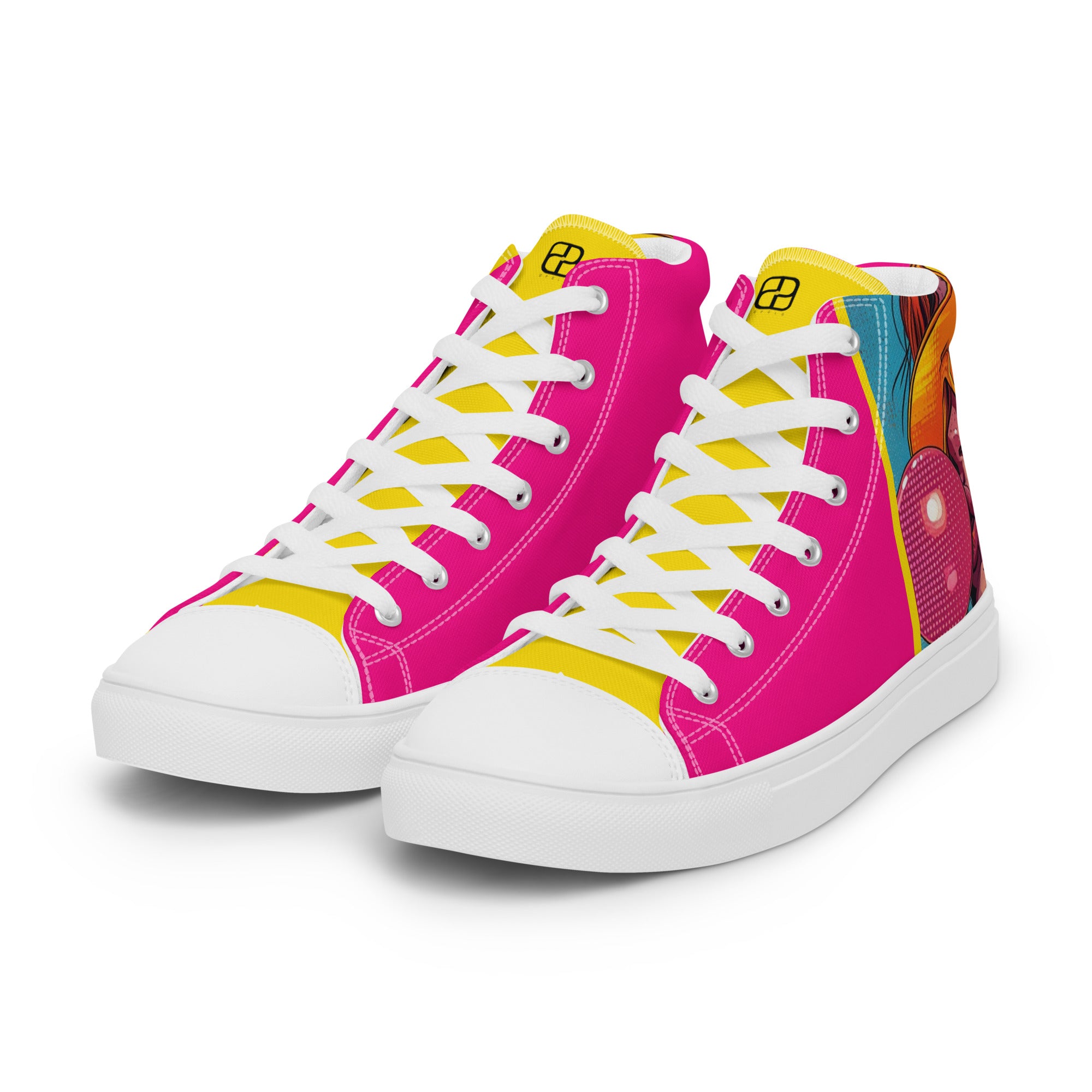 Women’s high top canvas shoes