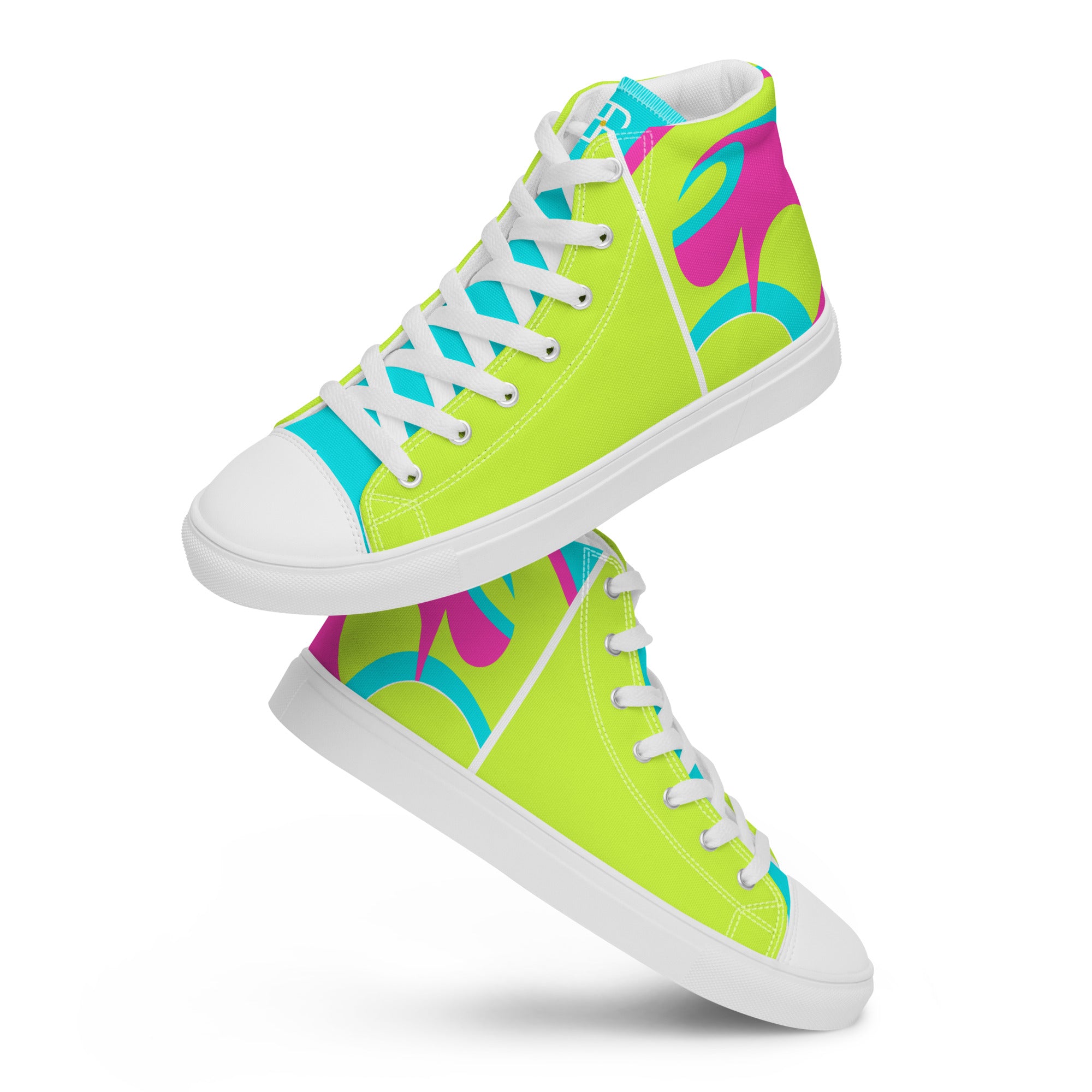 Women’s high top canvas shoes