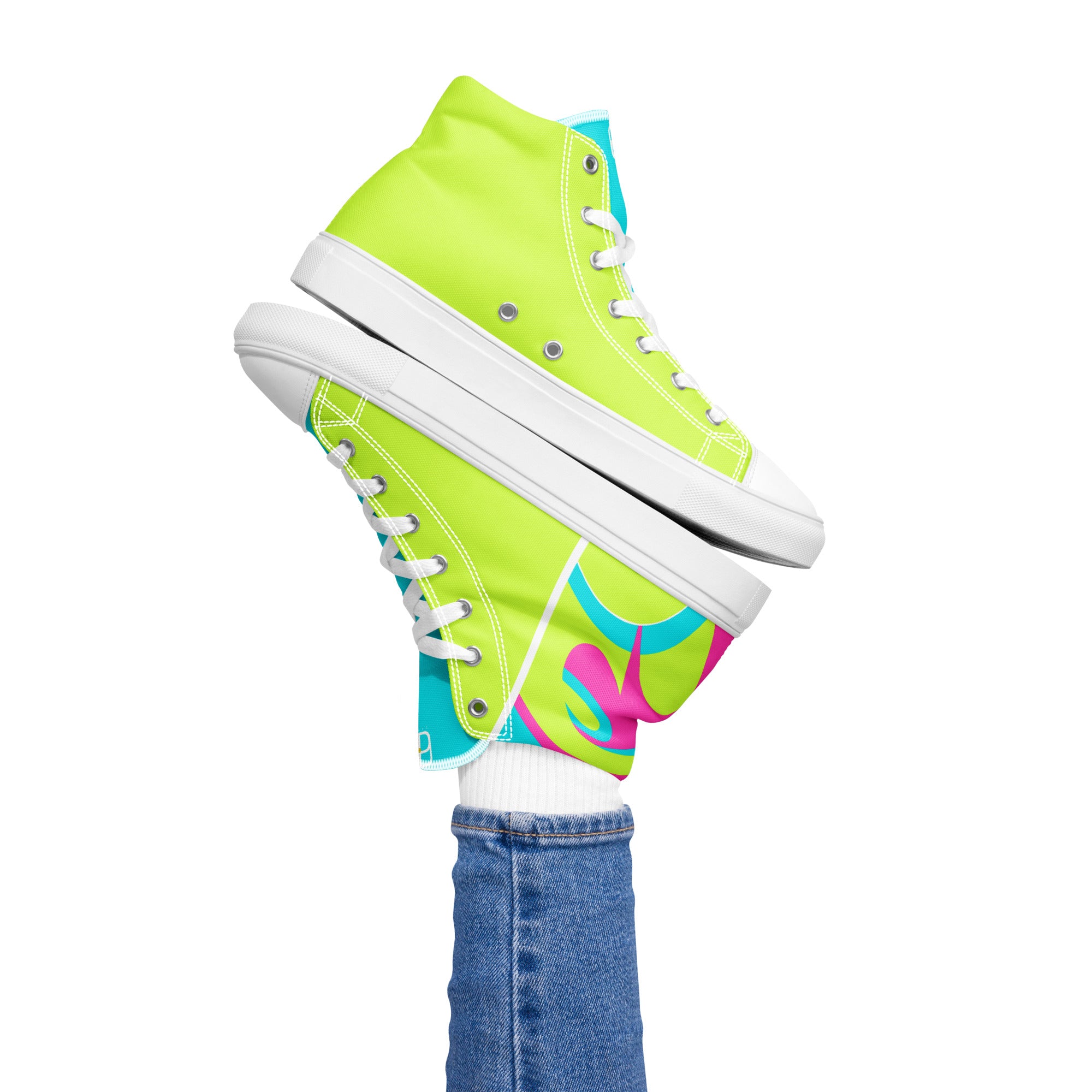 Women’s high top canvas shoes