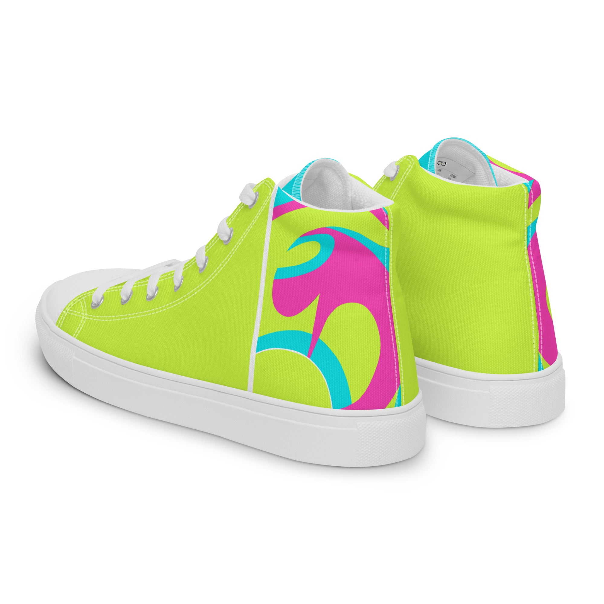 Women’s high top canvas shoes