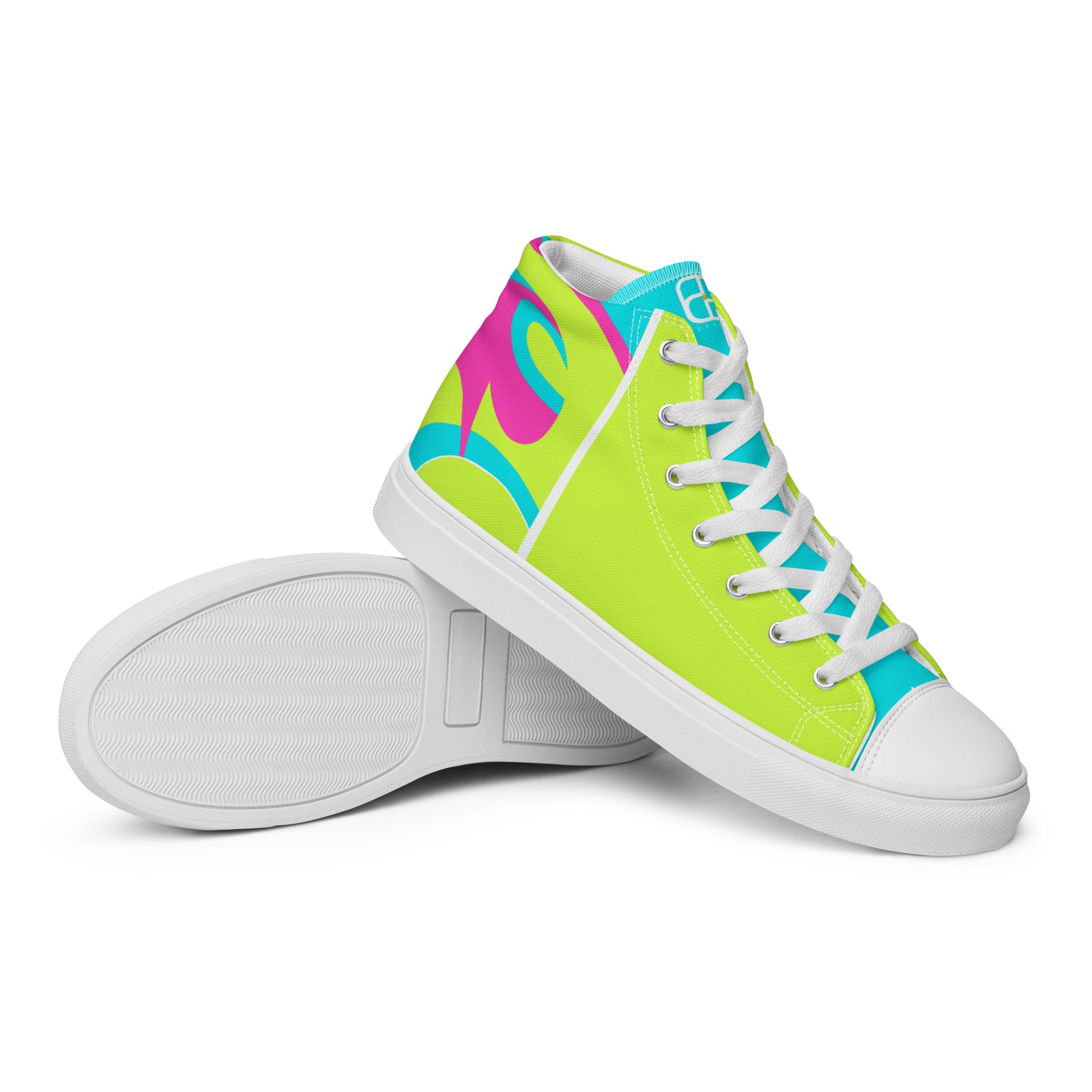 Women’s high top canvas shoes